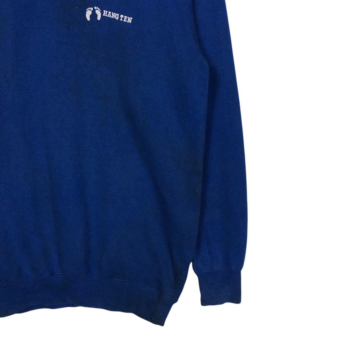 Japanese Brand Vintage Hang Ten Blue Pullover Sweatshirt Size US L / EU 52-54 / 3 - 6 Thumbnail