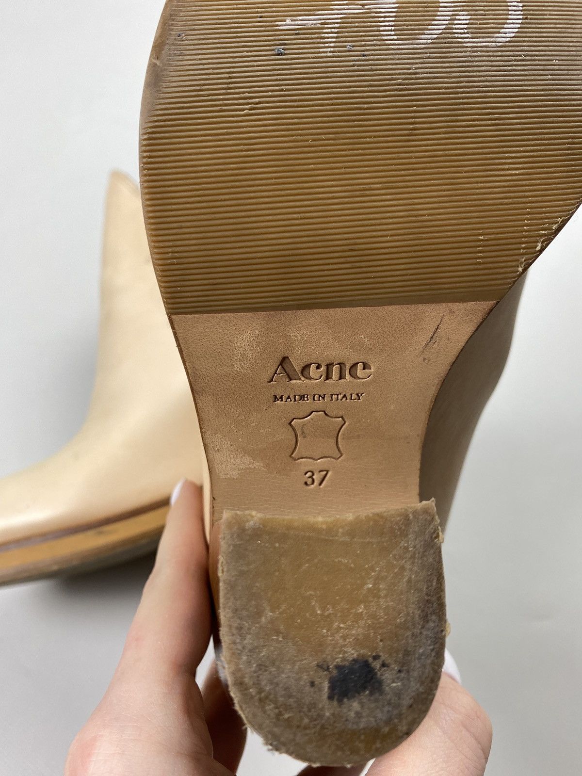 Acne Studios Acne Ladies Leather Heeled Boots Shoes Size 37 Size US 7 / IT 37 - 18 Thumbnail