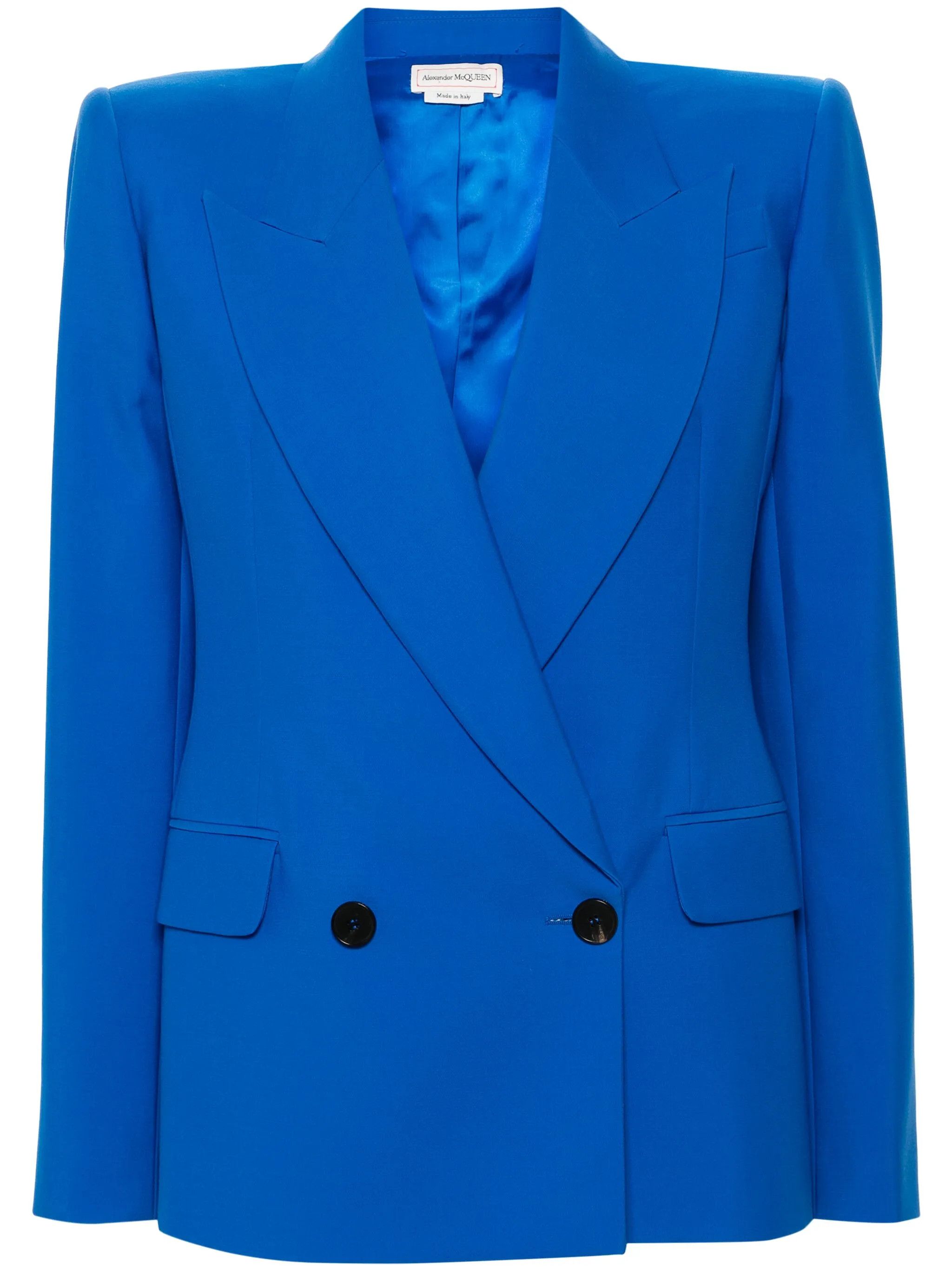 Alexander McQueen o1y0325 Blazer in Blue Size S / US 4 / IT 40 - 1 Thumbnail