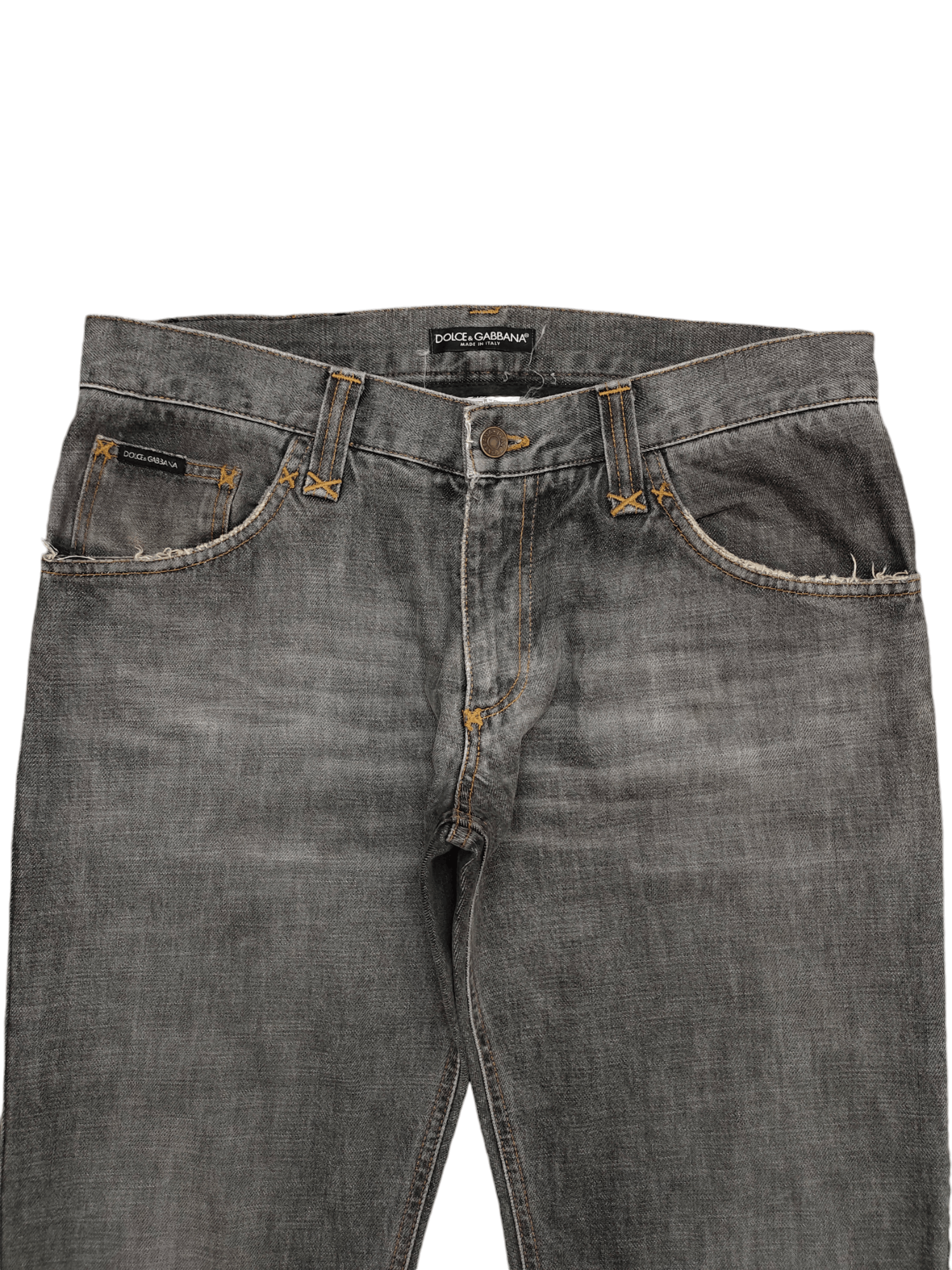 Dolce & Gabbana Dolce & Gabbana Clawmark Distress Faded Denim Jeans Size US 34 / EU 50 - 2 Thumbnail
