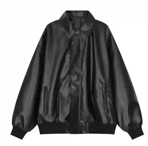 Other Black PU Leather Jacket Size US L / EU 52-54 / 3 - 6 Thumbnail