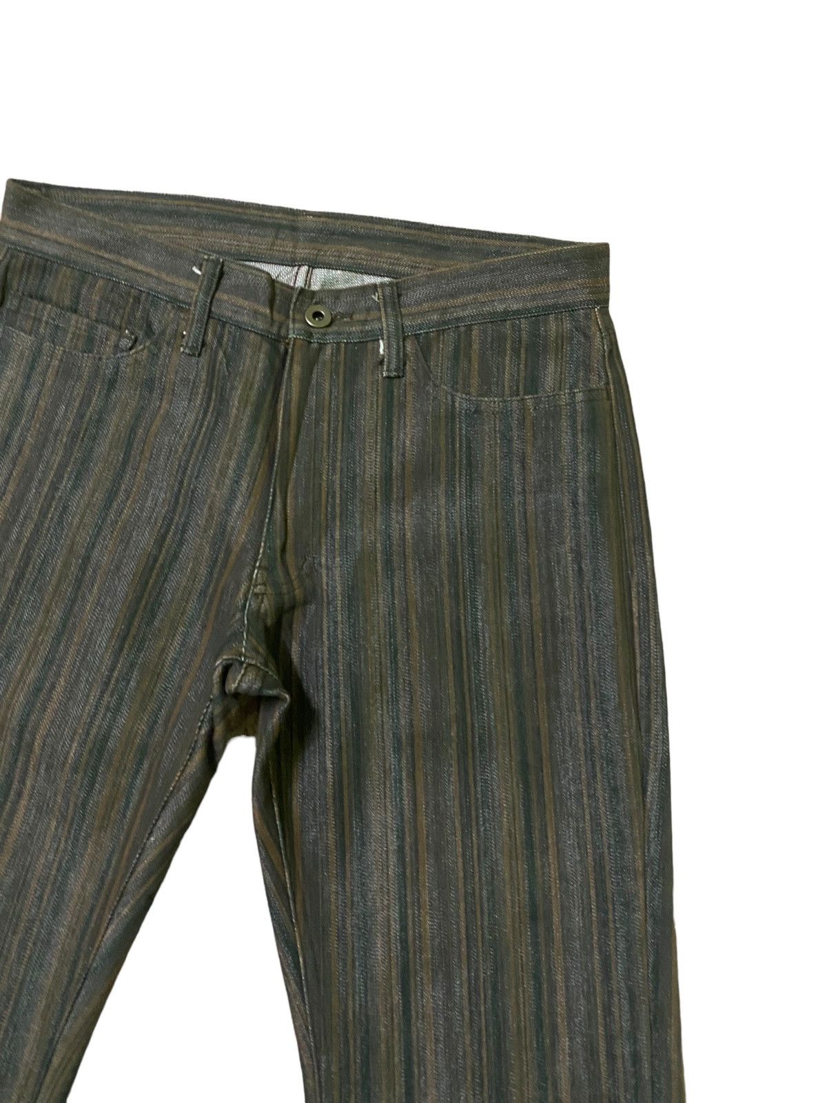 Japanese Brand Flared Rupert The Difference Striped Hsyteric Glamour Style Size US 29 - 5 Thumbnail