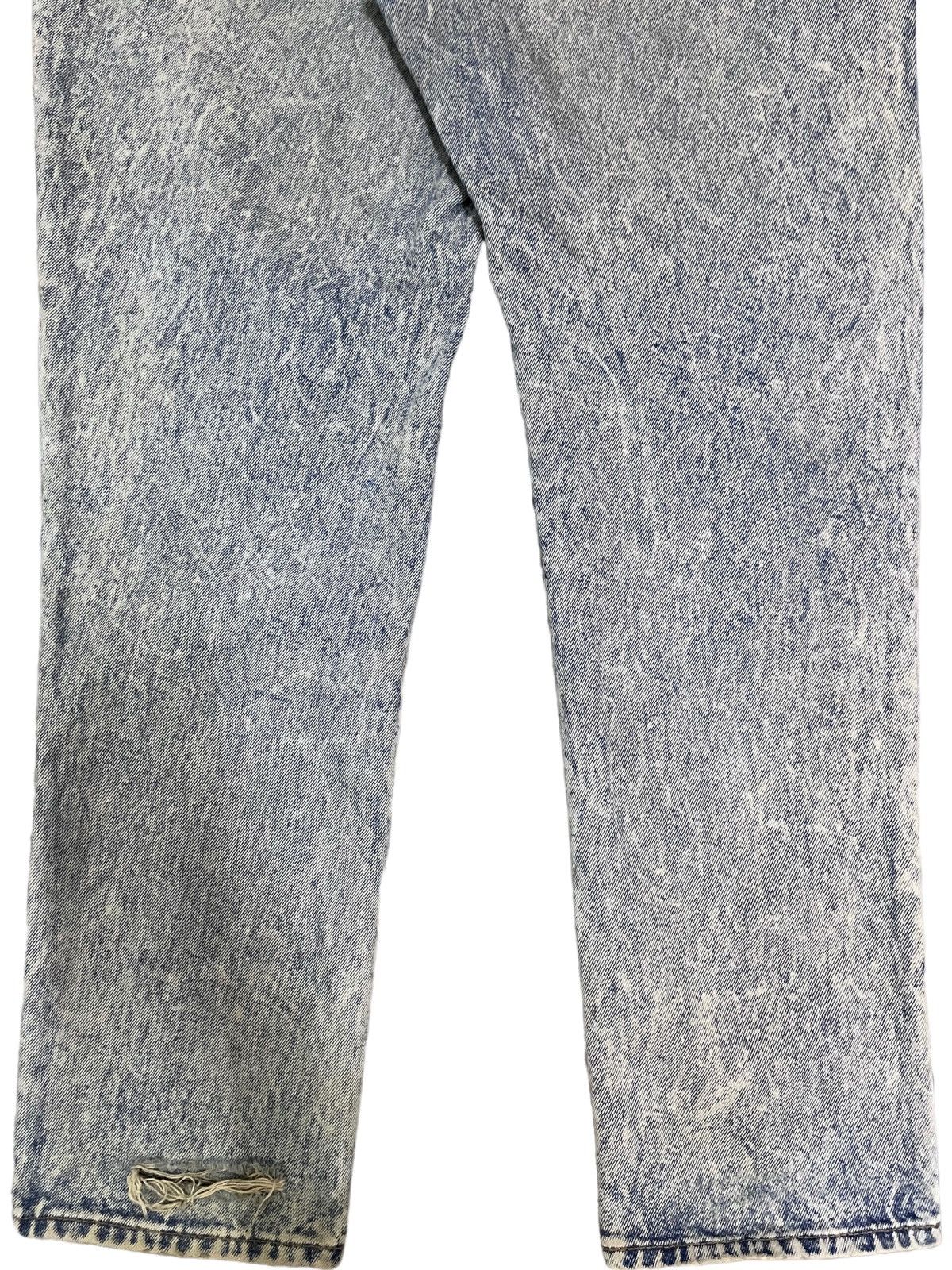 Vintage Vintage Coat of arms acid blue wash Style Jeans Size US 32 / EU 48 - 8 Thumbnail