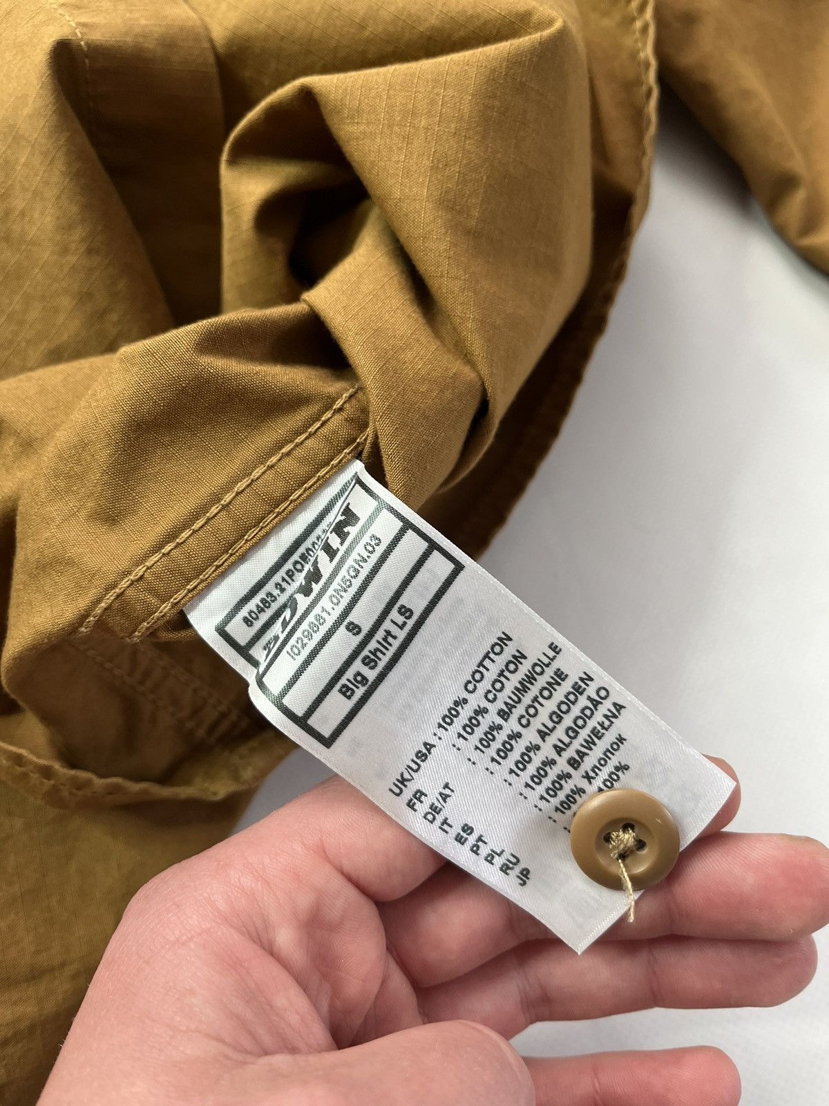 Edwin Edwin Big Dhirt SL Size US S / EU 44-46 / 1 - 8 Thumbnail