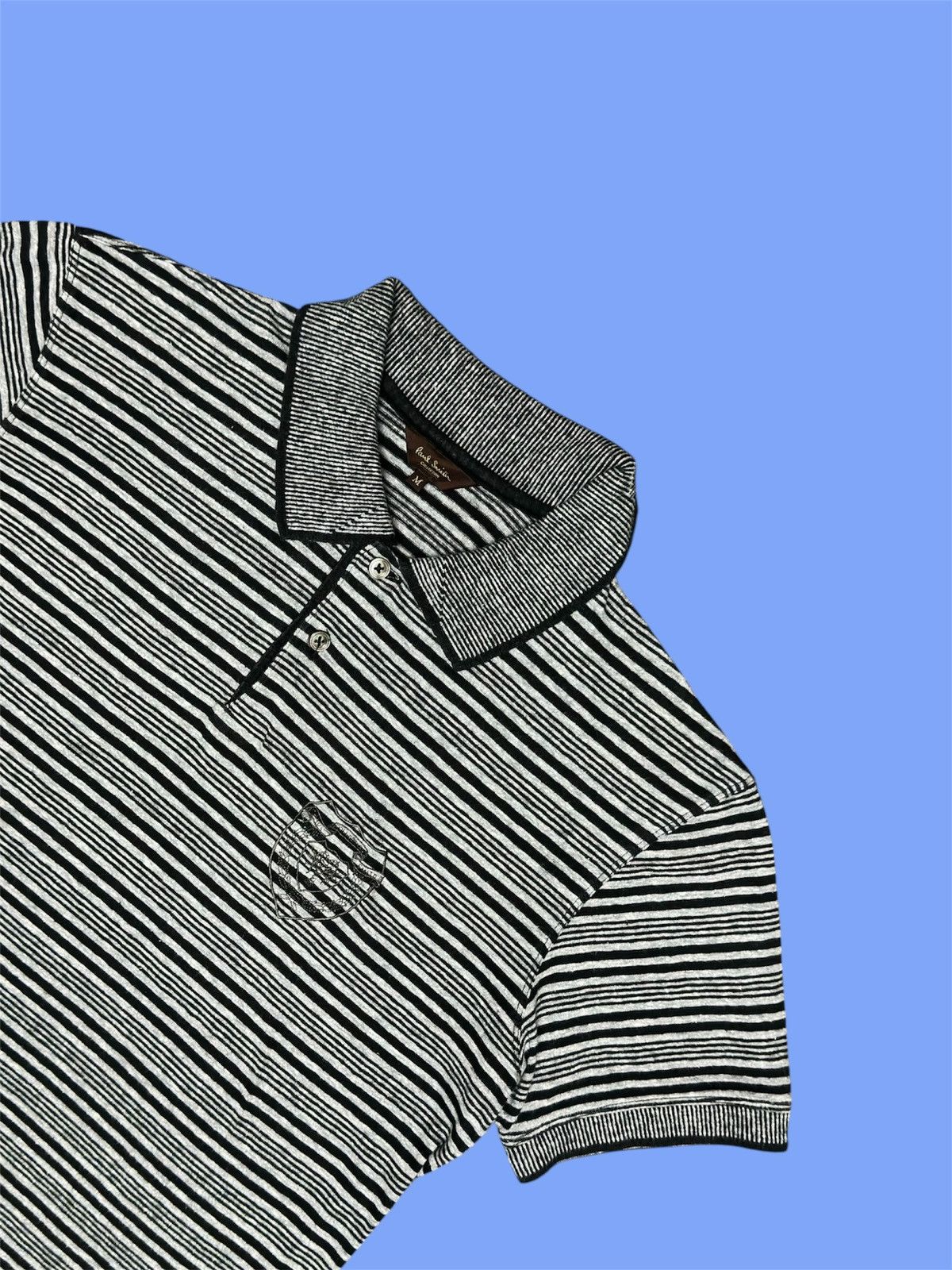 Paul Smith Paul Smith Striped Polo Shirt Size US M / EU 48-50 / 2 - 2 Thumbnail