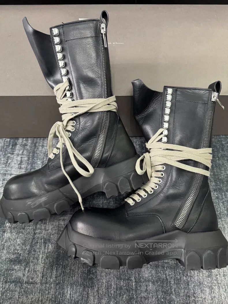 Rick Owens Rick Owens Octopus Strap Military Boots Size US 6 / EU 39 - 4 Thumbnail
