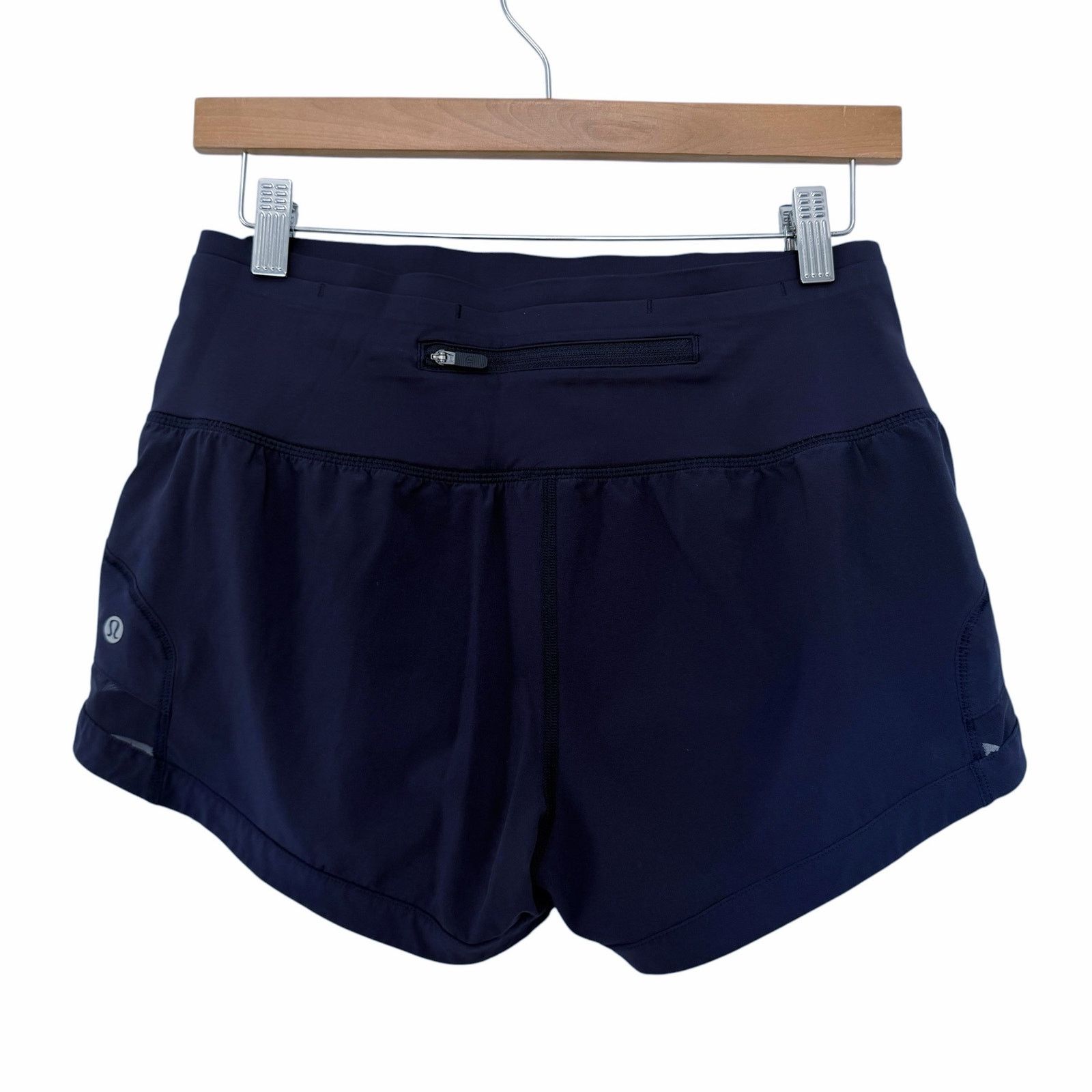 Lululemon Lululemon Navy Blue Pace Perfect Shorts Sz 6 Size 28" / US 6 / IT 42 - 3 Thumbnail