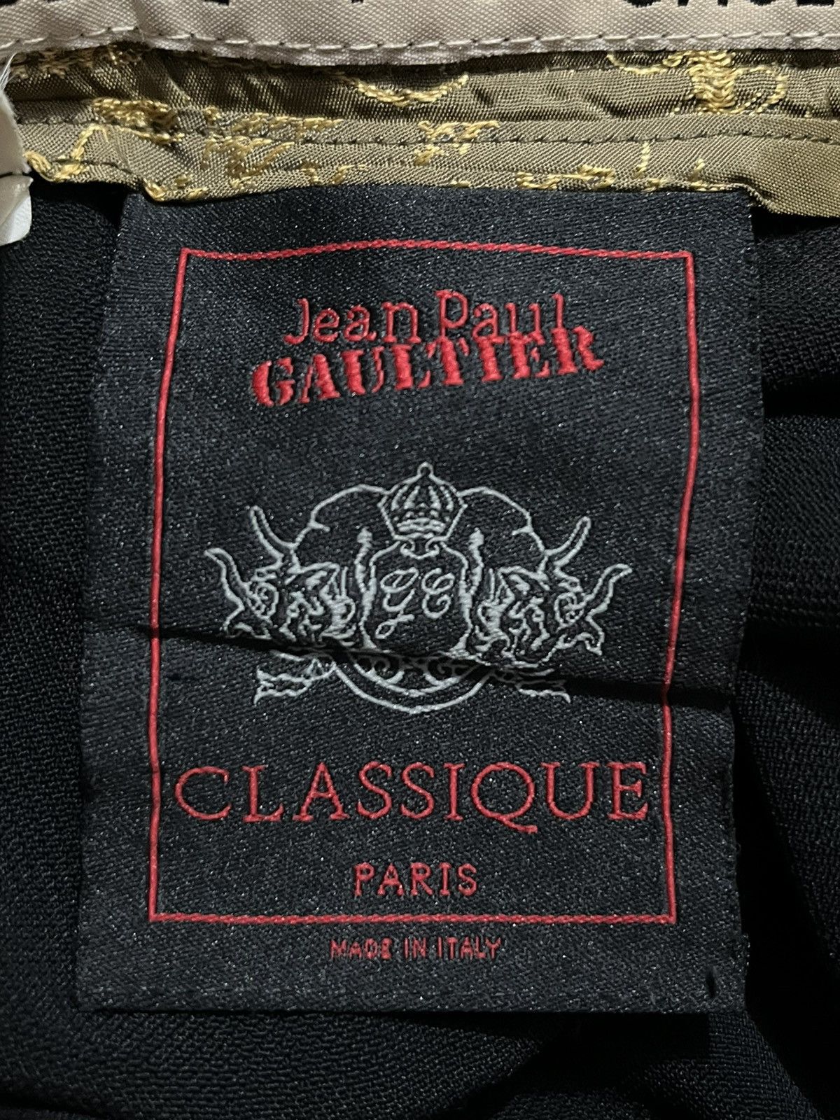 Jean Paul Gaultier Vintage Jean Paul Gaultier Classicque Black Pants Size 26" / US 2 / IT 38 - 11 Thumbnail