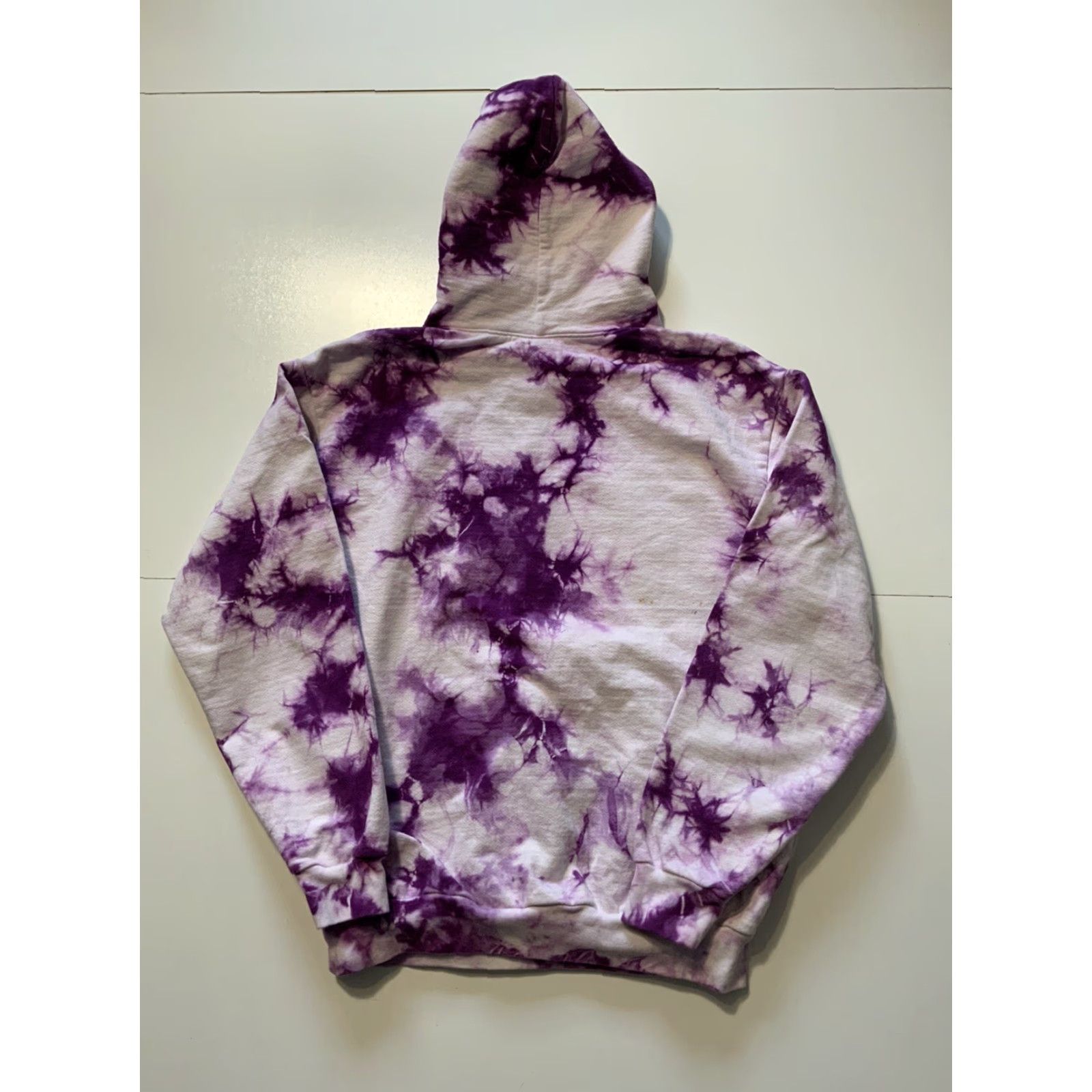 Vintage VINTAGE Everybody .World Levitt Pavilion Los Angeles Purple Tie Dye Heavyweight Hoodie L Mens Size US L / EU 52-54 / 3 - 2 Thumbnail