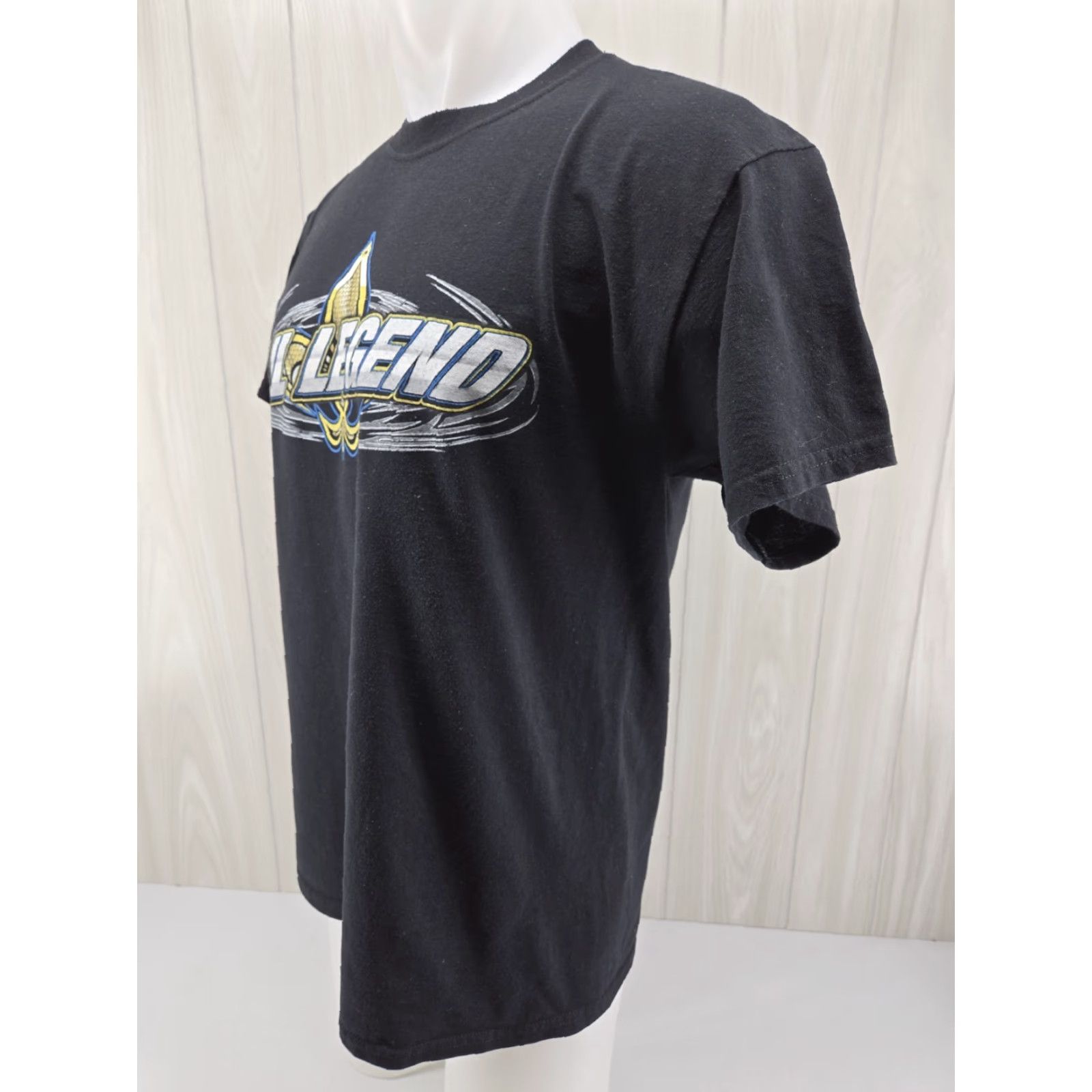 Gildan Bobby Ducote Warpath Street Cars Lil Legend Racing T-Shirt LARGE Black Cotton Short Sleeve Mens Size US L / EU 52-54 / 3 - 5 Thumbnail
