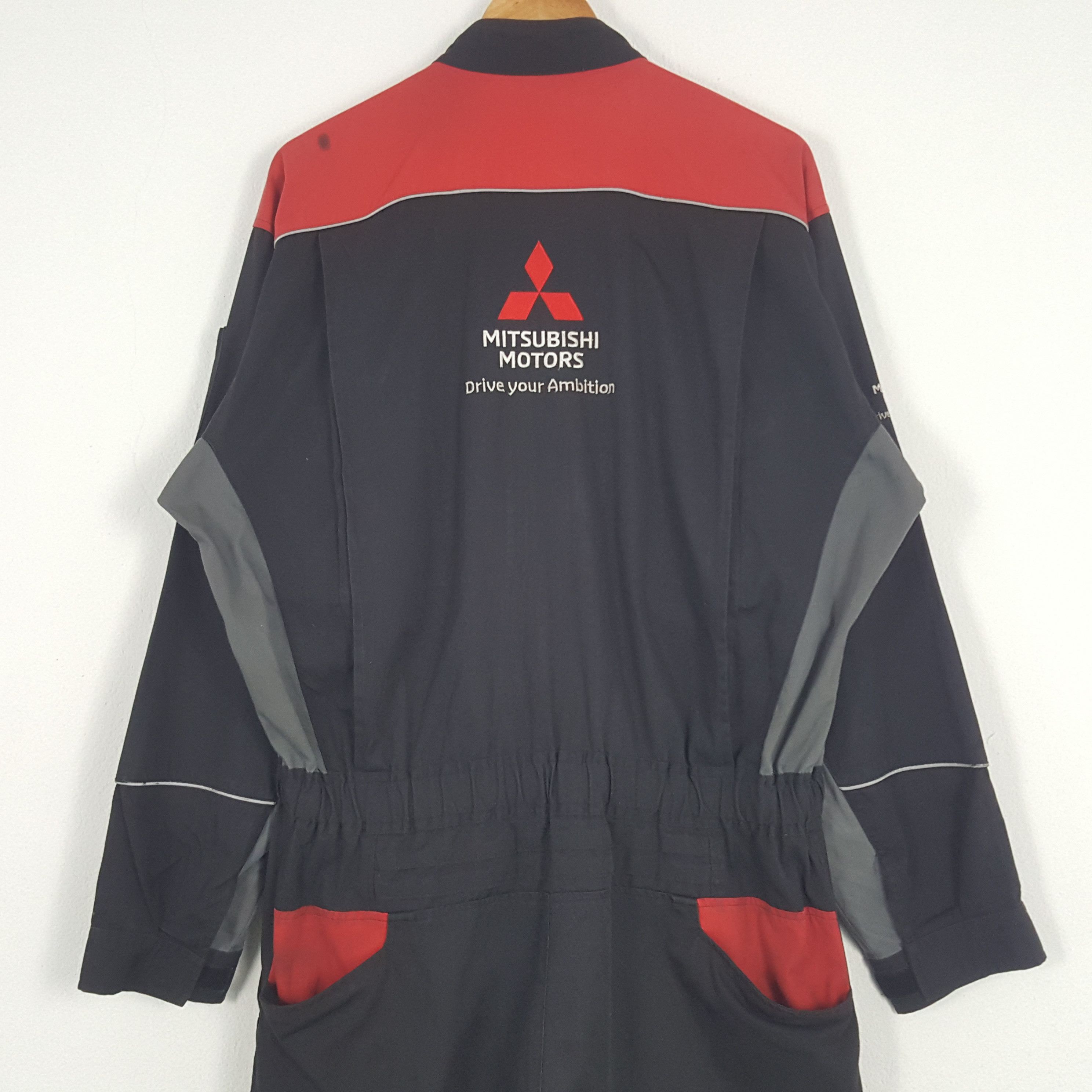 Japanese Brand × Vintage Vintage Mitsubishi Motors Racing Team Coverall Jacket Size US XL / EU 56 / 4 - 2 Thumbnail