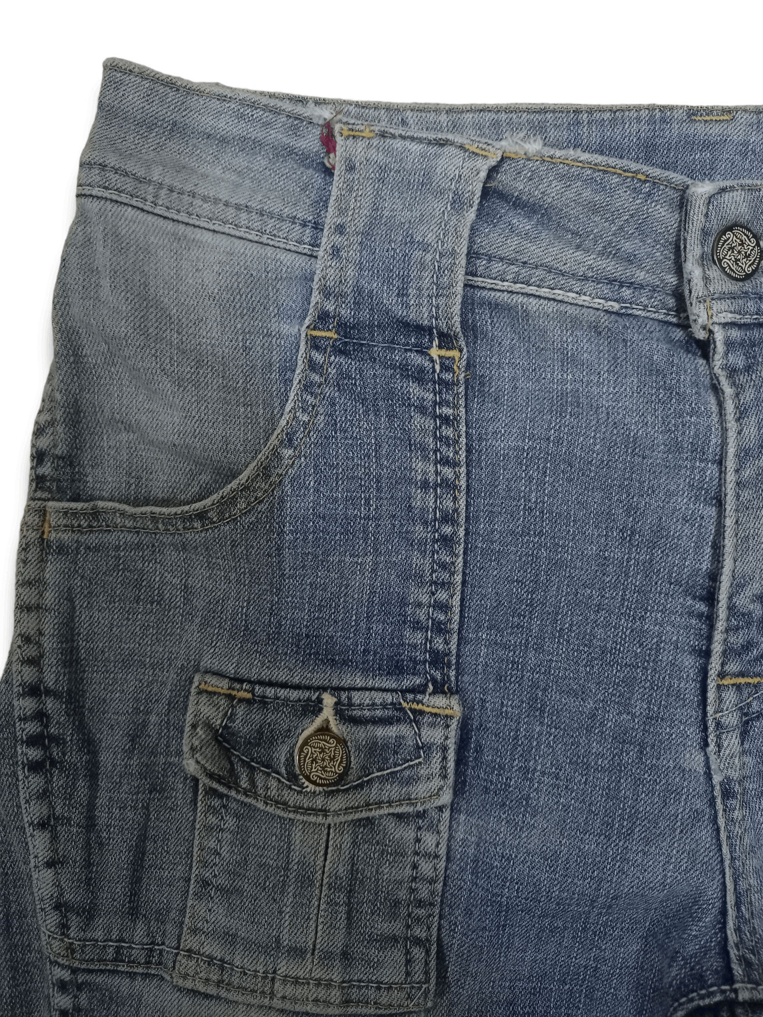 Japanese Brand Vintage Japanese Brand Flare Denim Bush Pants Size US 30 / EU 46 - 4 Thumbnail