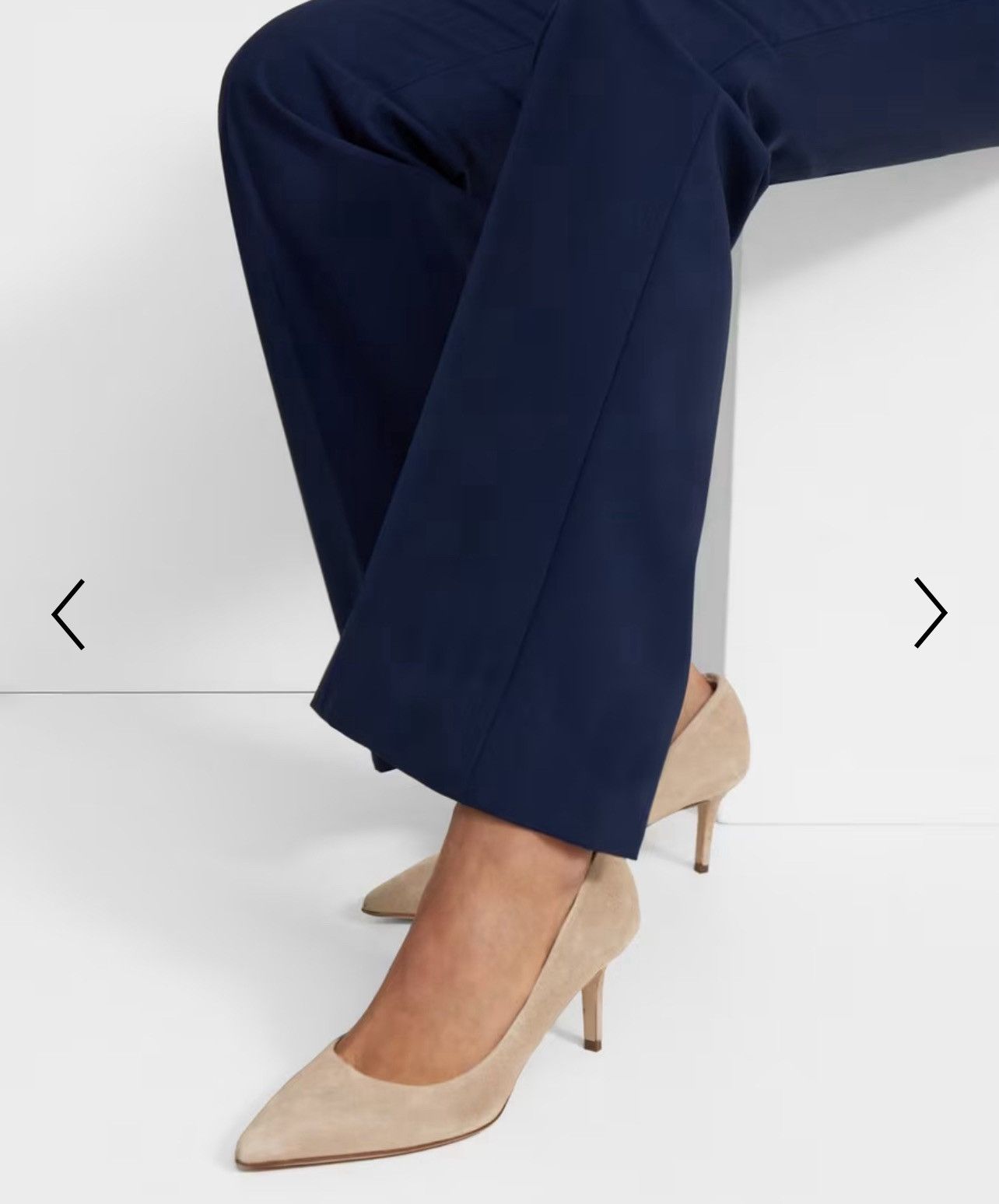 Theory Theory City 55 Pump in Suede Size US 7.5 / IT 37.5 - 2 Thumbnail