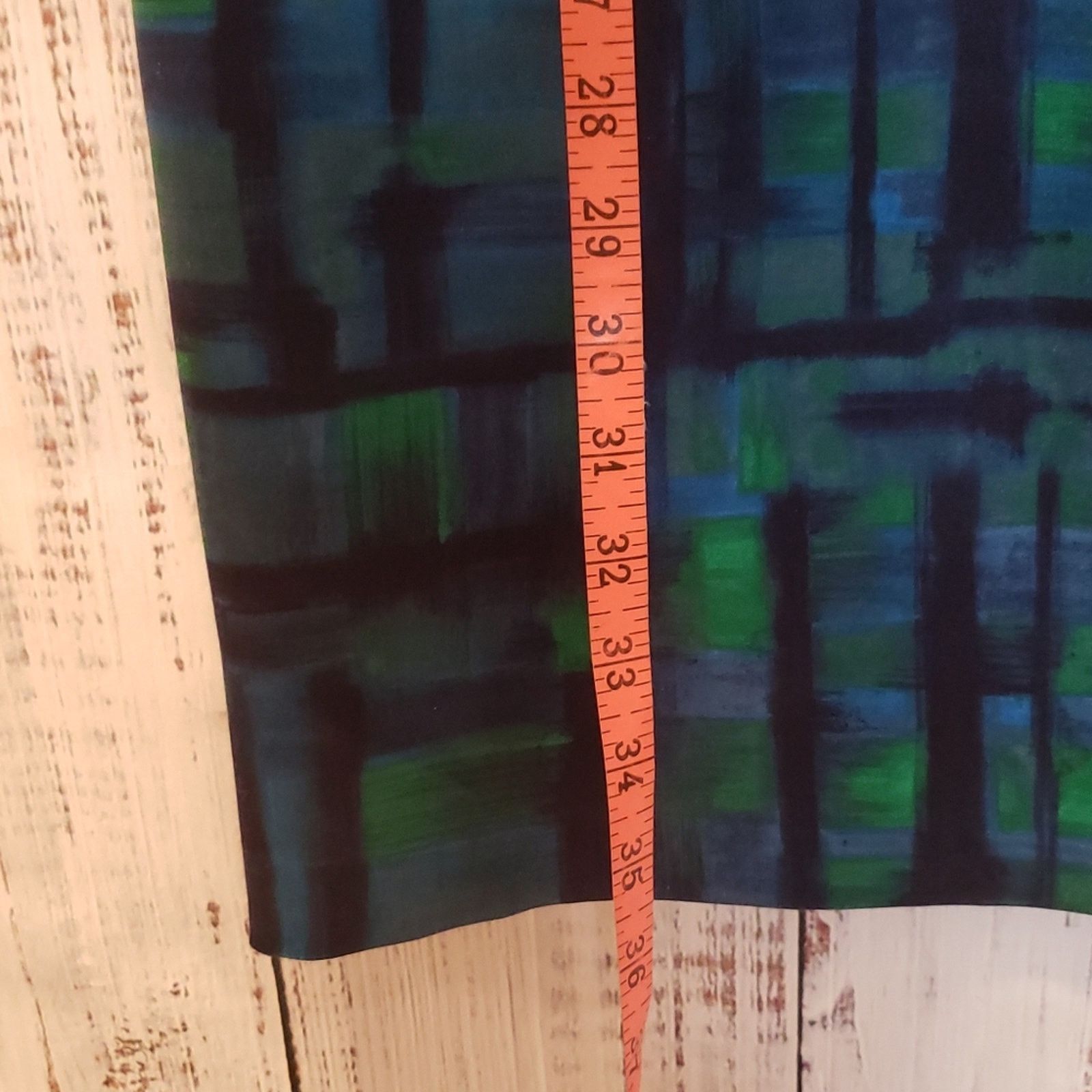 Elie Tahari EUC Elie Tahari Sz 0 Lined sateen midi dress watercolor prnt Size XS / US 0-2 / IT 36-38 - 14 Thumbnail