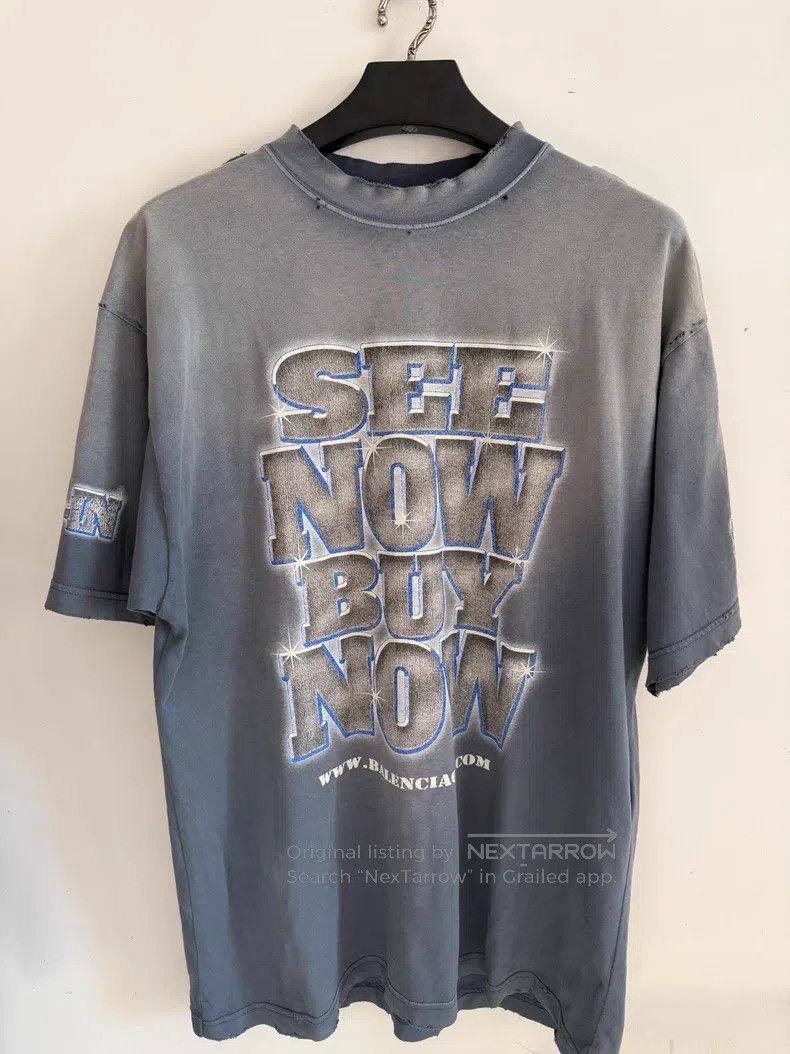 Balenciaga Balenciaga Diamond Short Sleeve T-Shirt Size US M / EU 48-50 / 2 - 1 Thumbnail