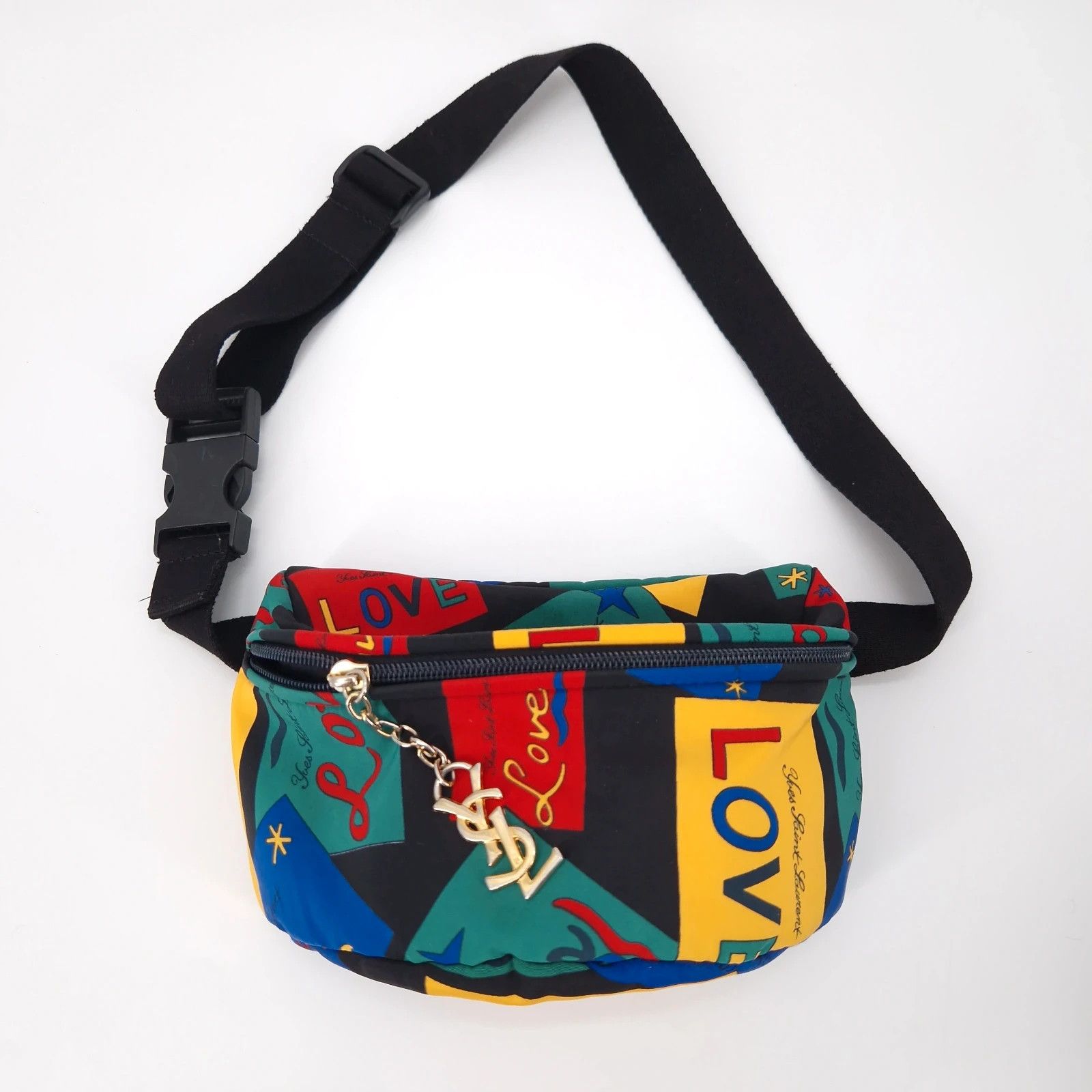 Yves Saint Laurent YSL Bumbag with gold chain Size ONE SIZE - 1 Thumbnail
