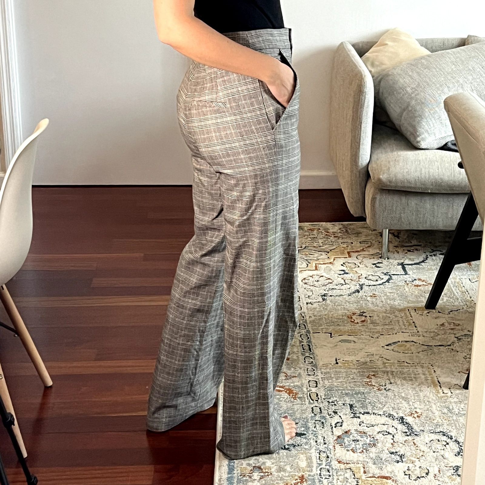 Veronica Beard Veronica Beard Jude trousers dress pants size 4 checked Size 27" / US 4 / IT 40 - 5 Thumbnail