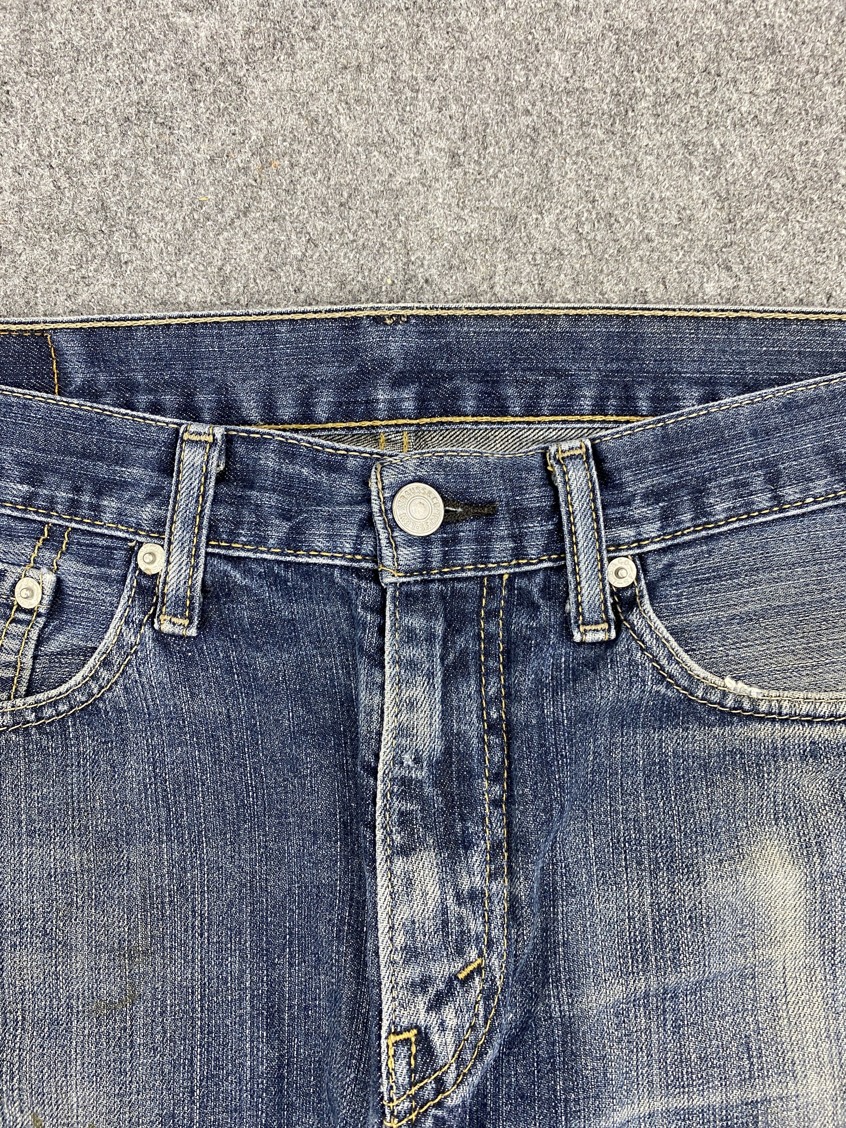 Levi's × Vintage Vintage Levis 514 Splatter Paint Jeans Size US 34 / EU 50 - 7 Thumbnail