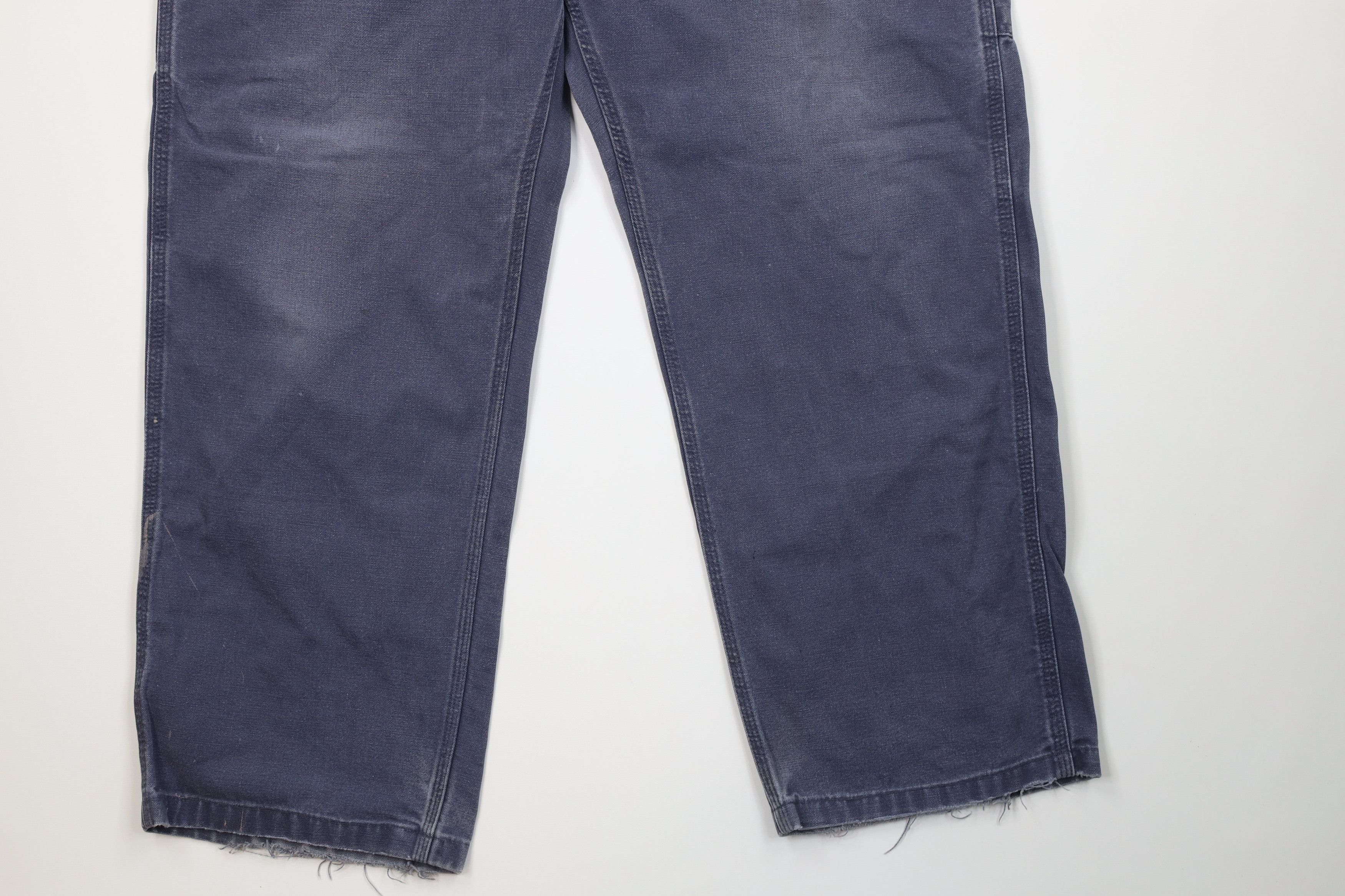 Carhartt Vintage Carhartt Wide Leg Dungaree Pants Petrol Blue USA Size US 40 / EU 56 - 4 Thumbnail