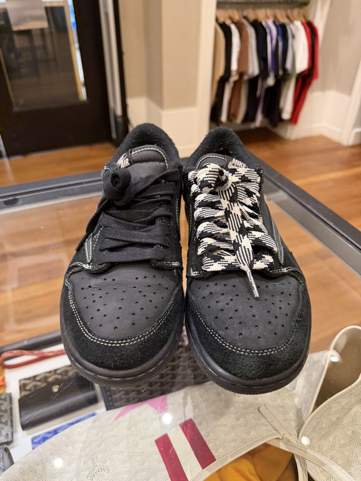 Jordan Brand × Travis Scott Travis Scott x Jordan 1 Retro Low OG SP ‘Black Phantom Size US 9 / EU 42 - 5 Thumbnail