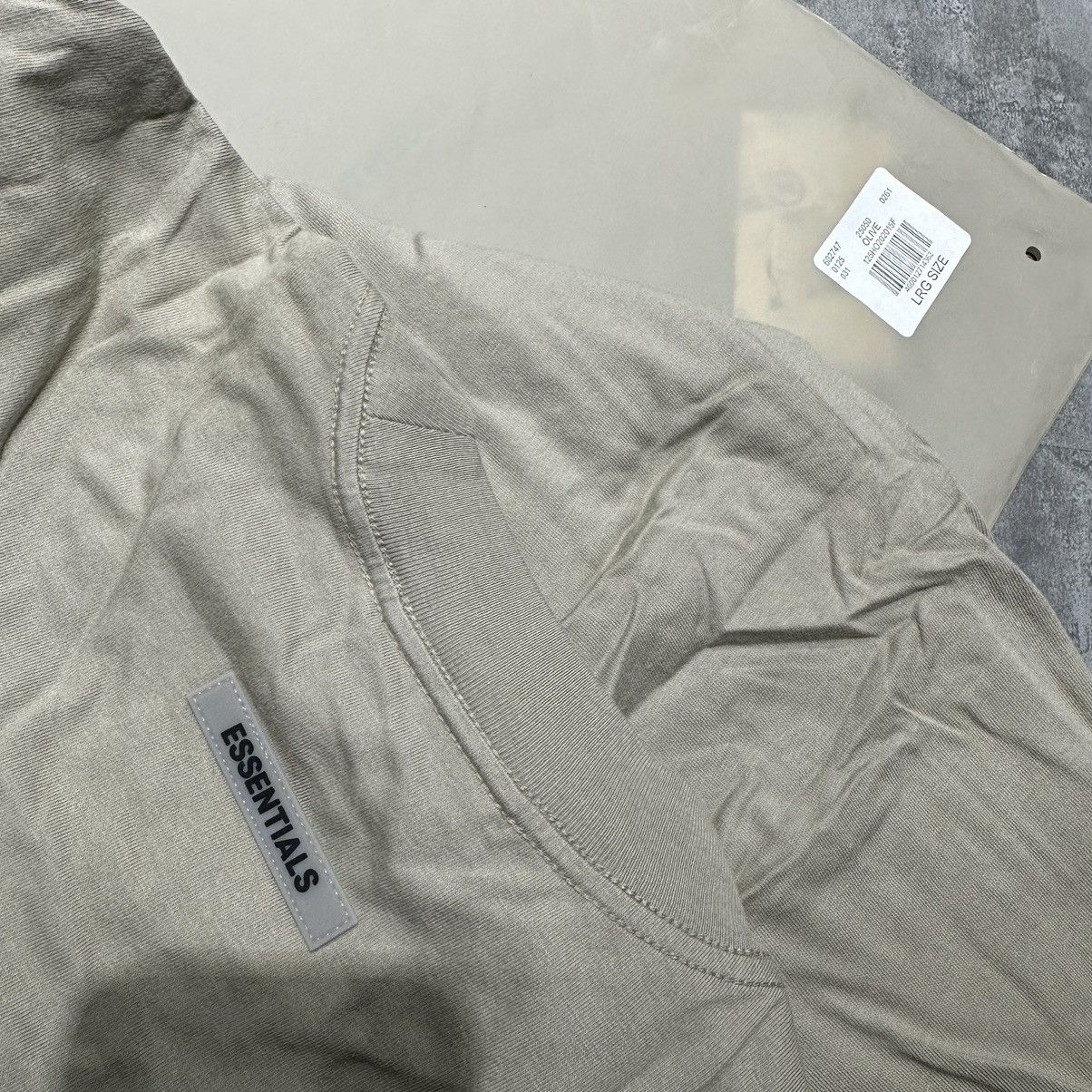 Essentials Essentials-F.O.G Front Logo Longsleeve Tee - Olive Size US L / EU 52-54 / 3 - 5 Thumbnail
