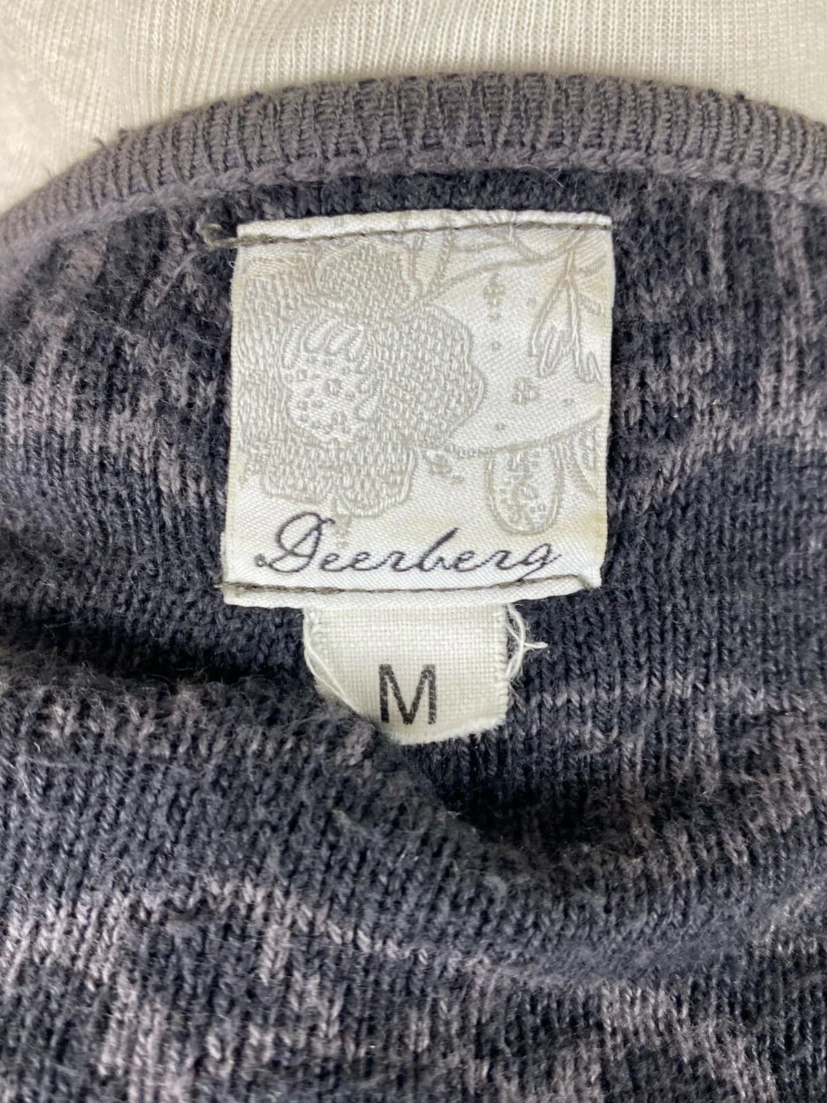 Designer Deerberg by Oska Gray Floral Pattern Cardigan Sweater Size M Size M / US 6-8 / IT 42-44 - 9 Thumbnail