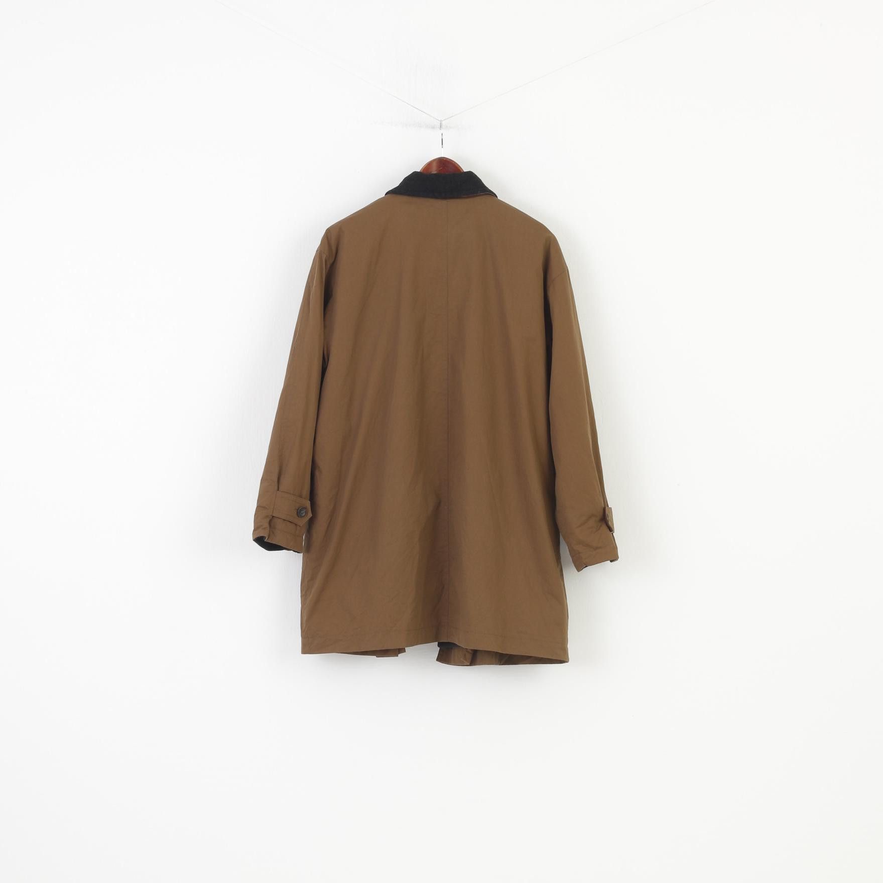 Vintage Casual Sports Woman 38 Jacket Brown Full Zipper 0197 Size XS / US 0-2 / IT 36-38 - 10 Thumbnail