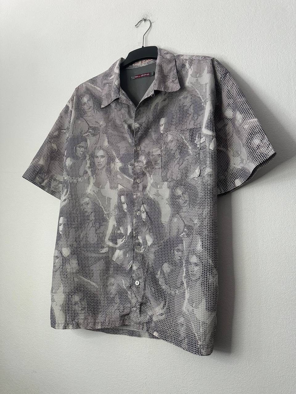 Billabong Vintage Billabong Optic Confusion Shirt Monogram Surf Y2K Size US L / EU 52-54 / 3 - 2 Thumbnail