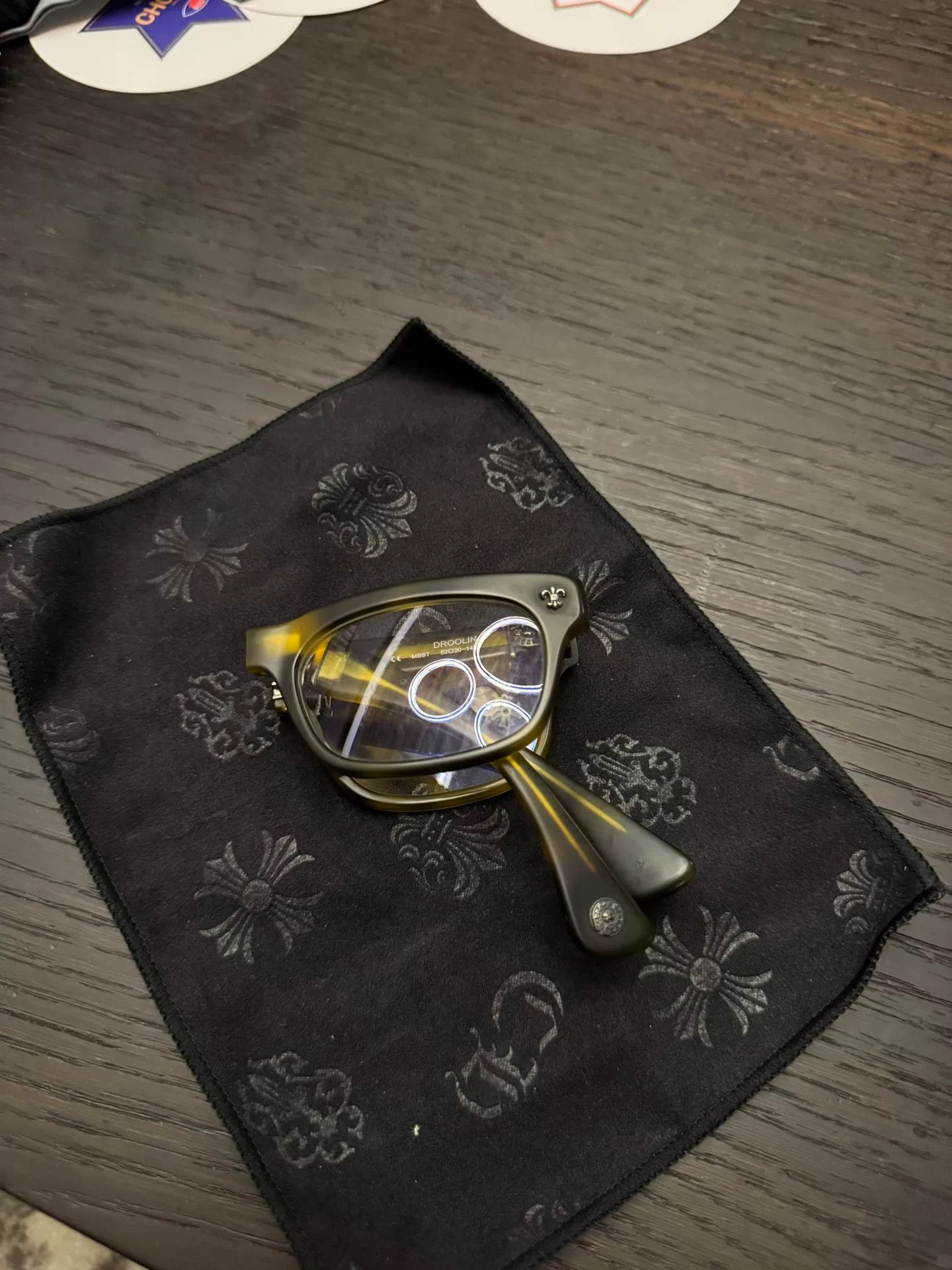Chrome Hearts Chrome Hearts DROOLIN Folding Glasses Size ONE SIZE - 1 Thumbnail