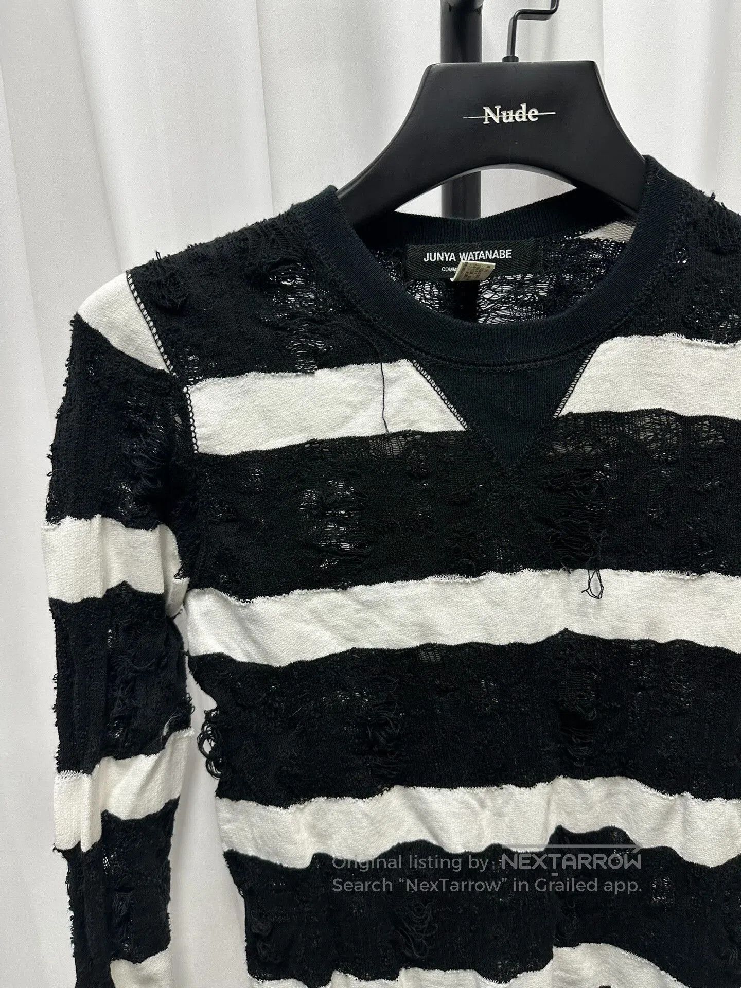 Junya Watanabe Junya Watanabe Striped Long Sleeve Top. Size S / US 4 / IT 40 - 2 Thumbnail