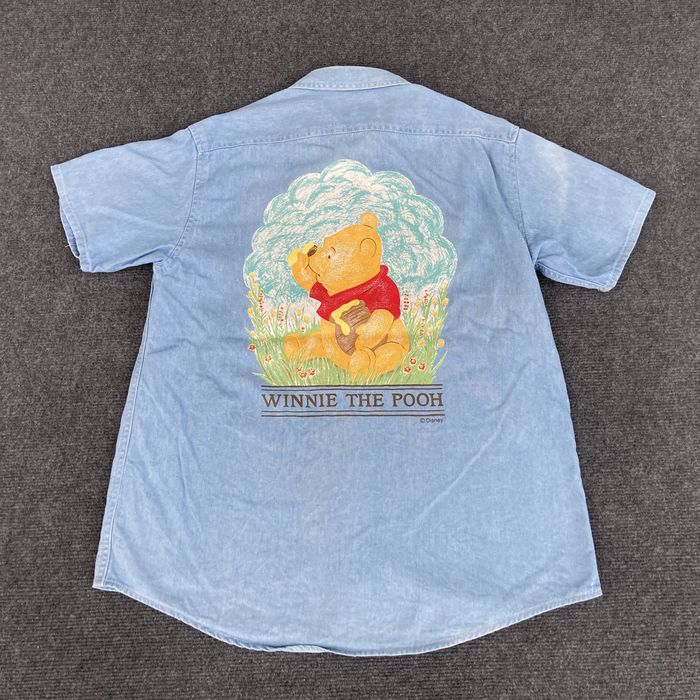 Vintage Winnie The Pooh Denim Collection Short Sleeve Shirt Grailed