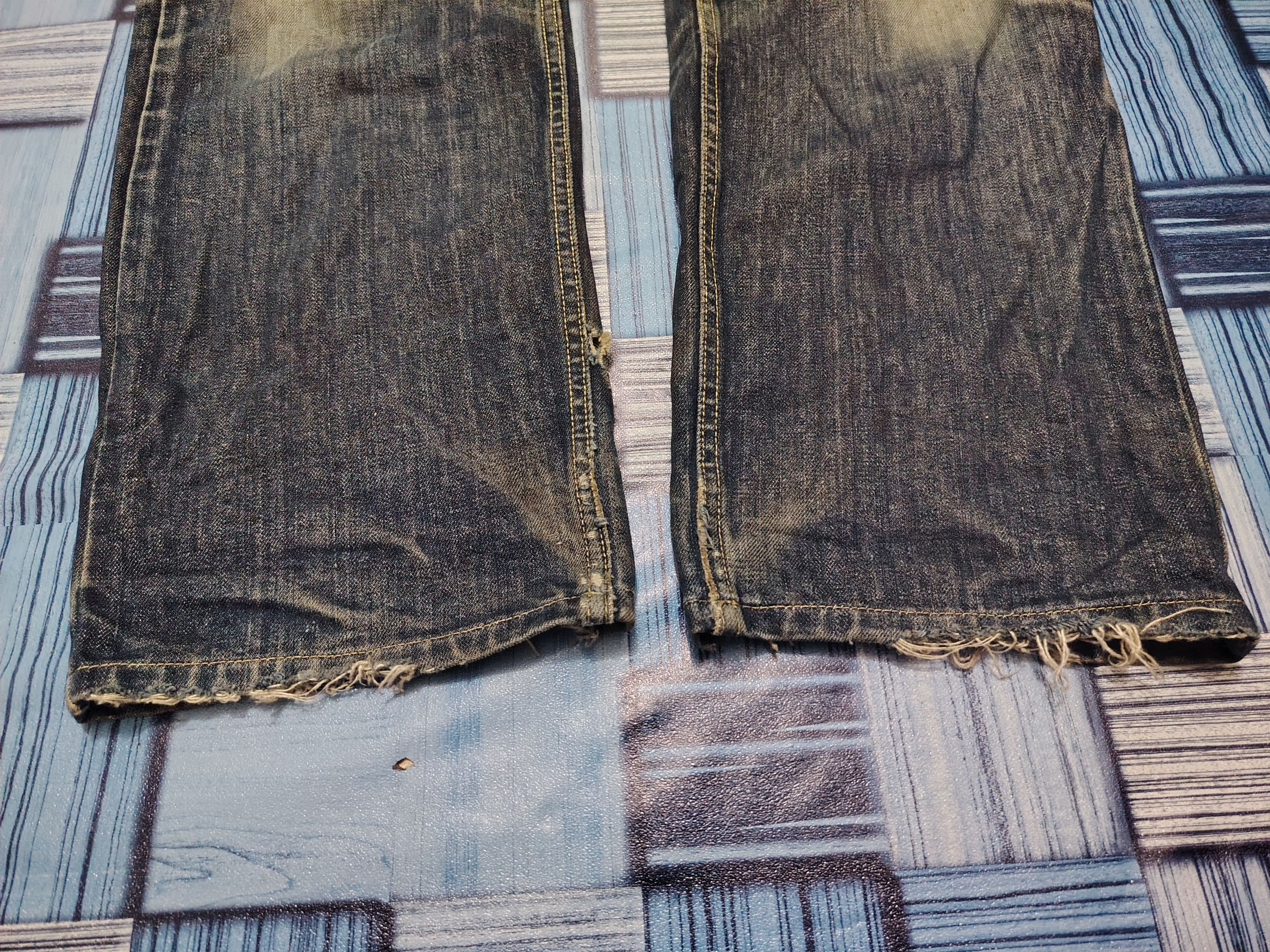 Who Decides War Japanese Trans Continents Distressed Jeans Size US 32 / EU 48 - 11 Thumbnail