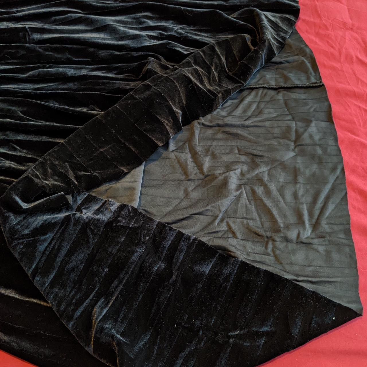Japanese Brand × Seditionaries × Vintage Japanese Vintage Royal Velvet Maxi Skirt Size 30" / US 8 / IT 44 - 4 Thumbnail