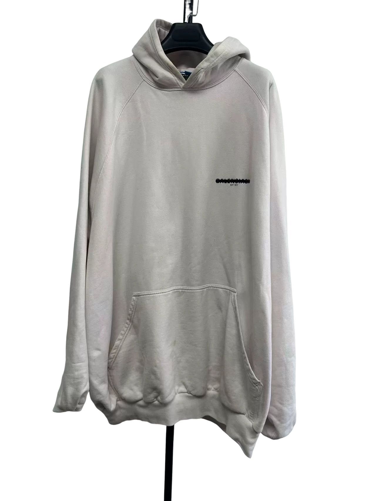 Balenciaga Balenciaga Strike-Through Logo Hoodie Size 2 Size US M / EU 48-50 / 2 - 1 Thumbnail