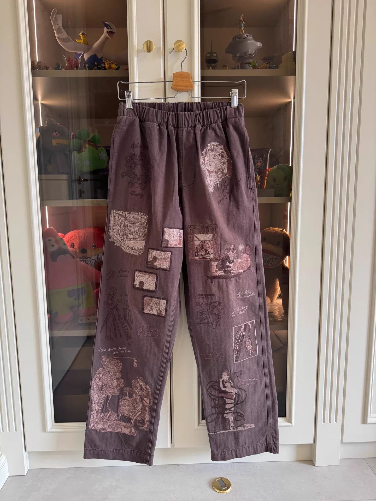 Samuel Zelig Samuel zelig Fw25 Distressed Patched Embroidered Pants S Size US 29 - 1 Thumbnail