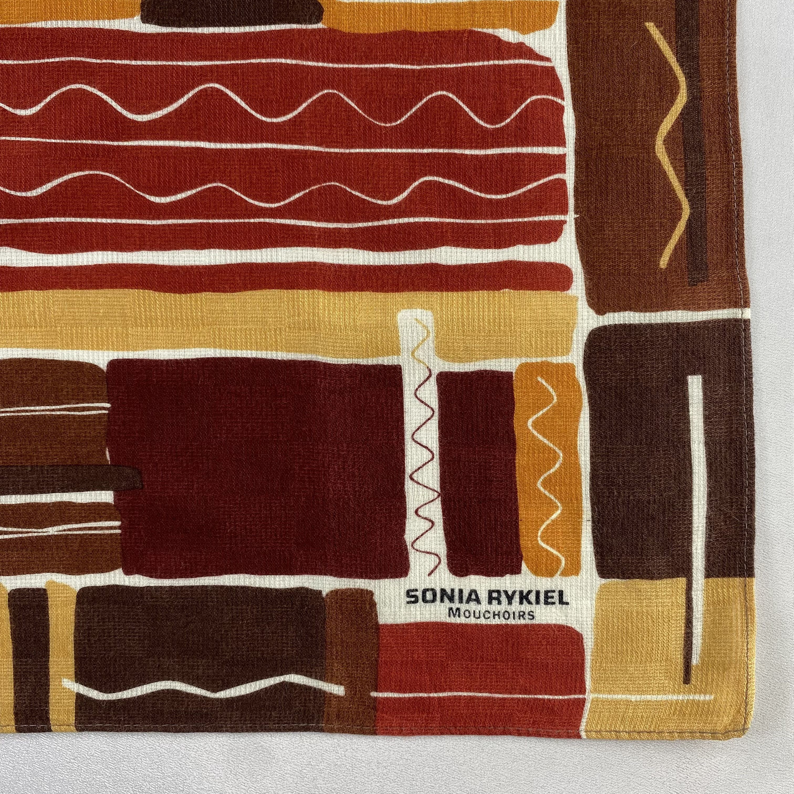 Vintage Sonia Rykiel Bandana/ Handkerchief / Neckerchief-P1224 Size ONE SIZE - 3 Thumbnail