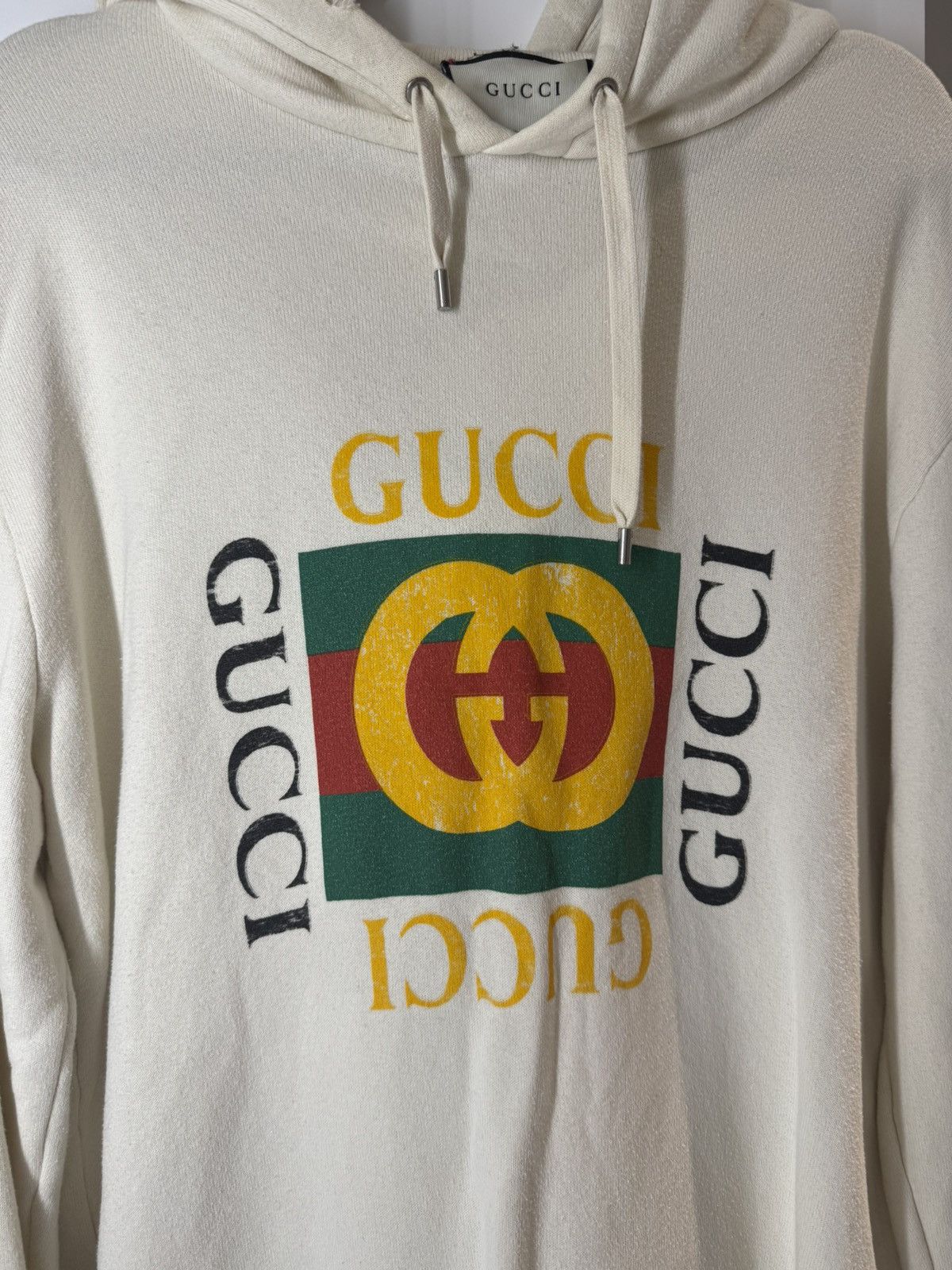 Gucci Gucci Classic Logo Hoodie Size US XL / EU 56 / 4 - 4 Thumbnail