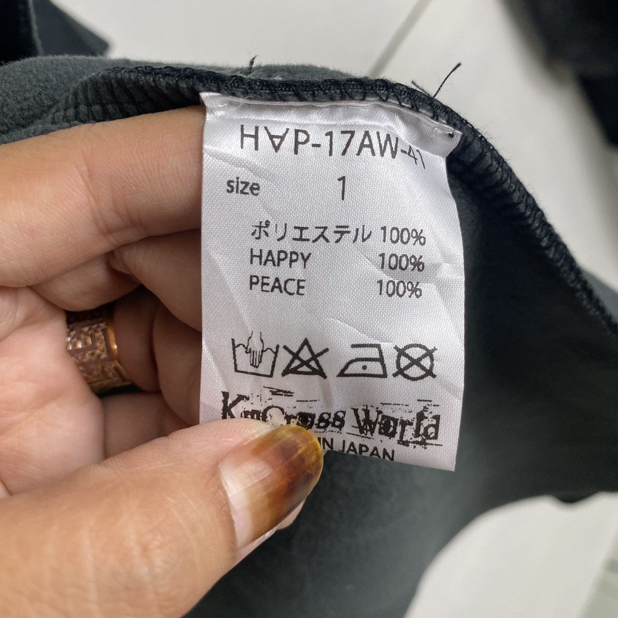 Japanese Brand HapPeace Kin Cross World polyester overcoat Size M / US 6-8 / IT 42-44 - 10 Thumbnail