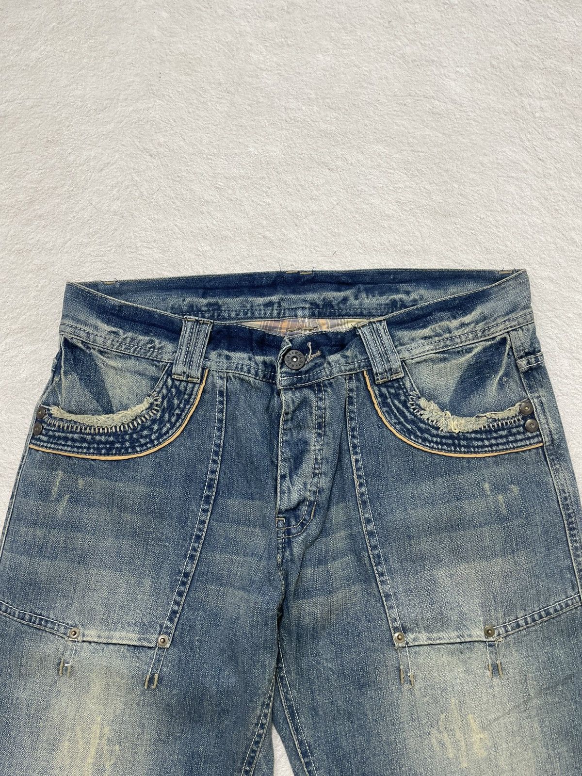 Number (N)ine 2000s Archival Japanese Denim Washed Y2K Hysteric Ifsix LGB Size US 34 / EU 50 - 5 Thumbnail