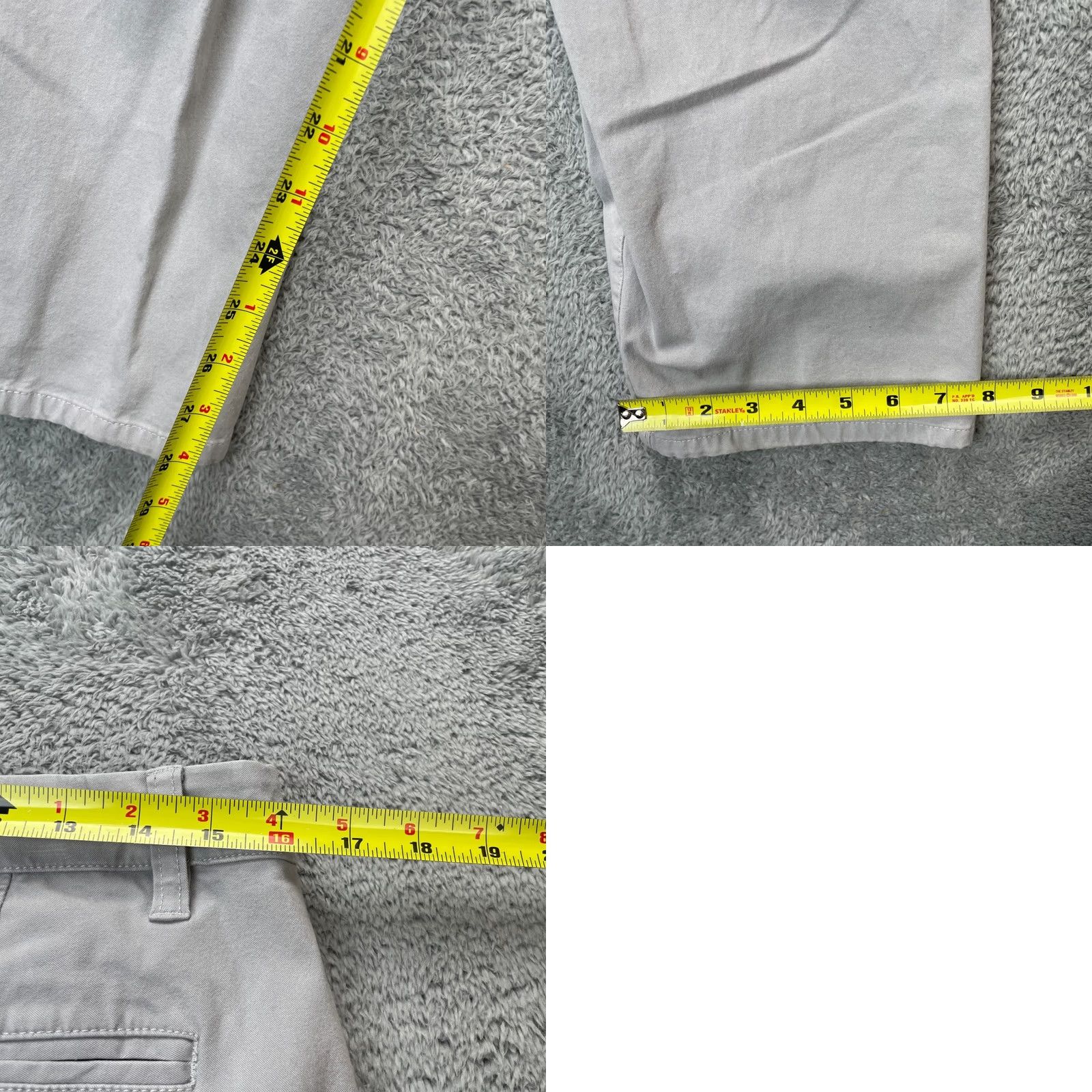 Bonobos Bonobos Pants Mens 32x30 Gray Chino Straight Leg Cotton Stretch Resort Wear Golf Size US 32 / EU 48 - 9 Thumbnail
