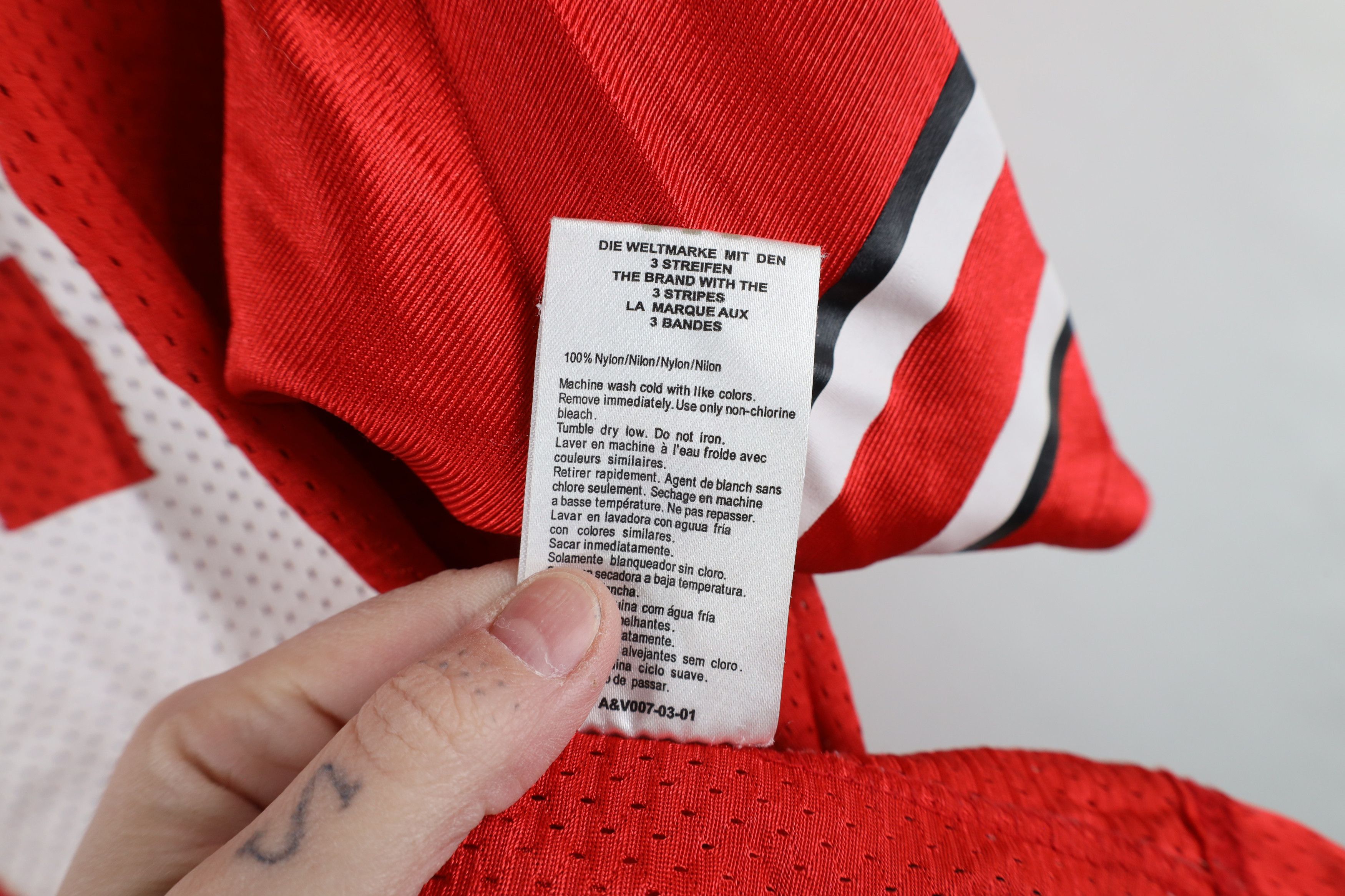 Adidas × Vintage Vintage Adidas Ohio State University Football Jersey Red #28 Size US XL / EU 56 / 4 - 12 Thumbnail
