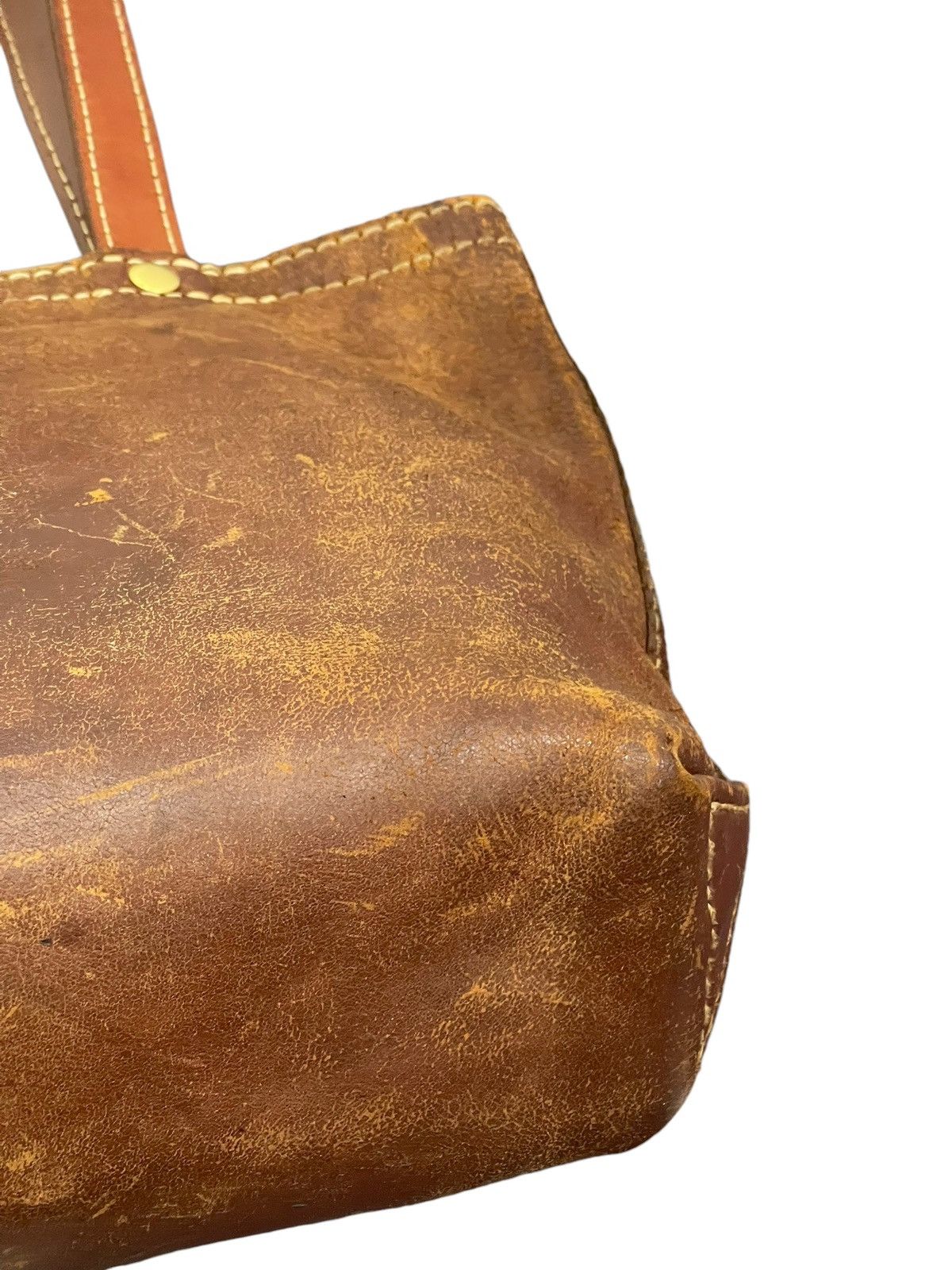 Genuine Leather Full Leather Patina Unknown Tote Shoulder Bag 1🟩0 Size ONE SIZE - 16 Thumbnail