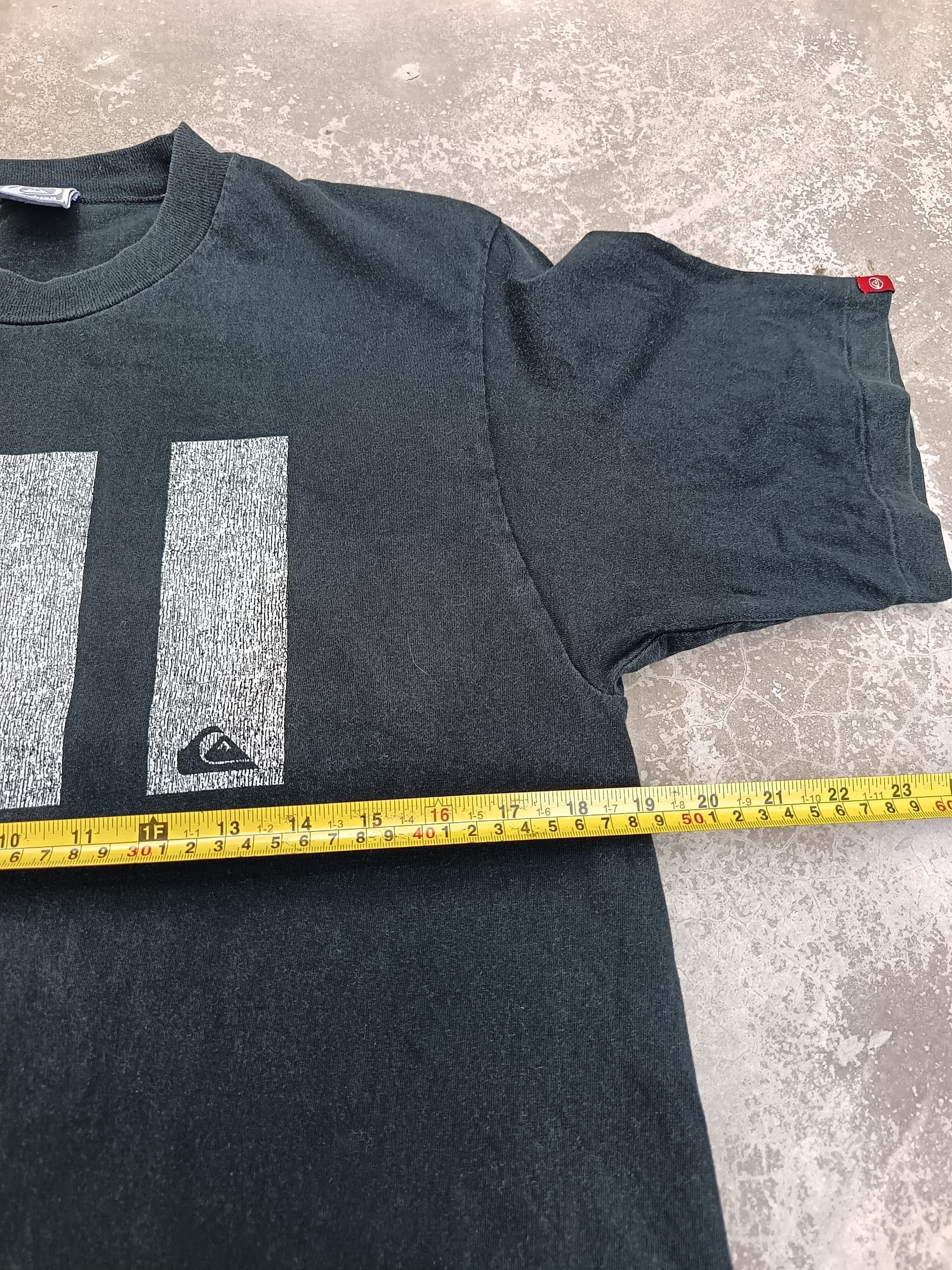 Quiksilver × Vintage 90s made in Japan single stich quiksiver global tshirt Size US M / EU 48-50 / 2 - 8 Thumbnail