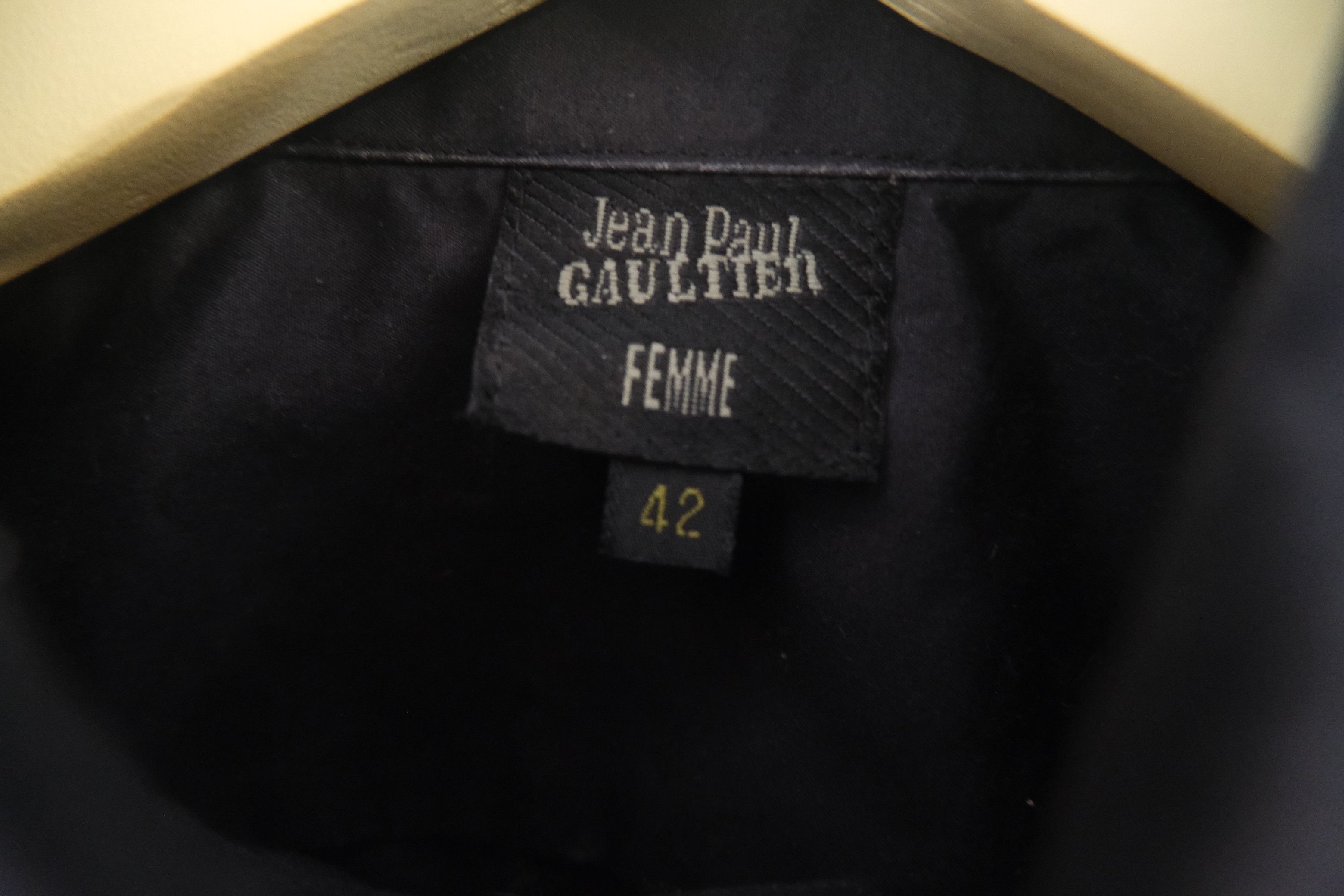 Jean Paul Gaultier Jean Paul Gaultier 90's avant garde black button up Size M / US 6-8 / IT 42-44 - 3 Thumbnail