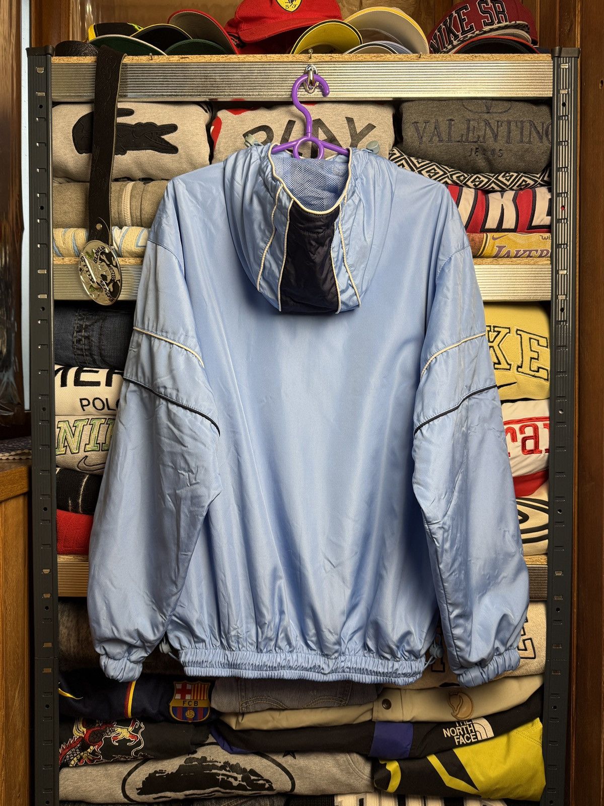 Lacoste Vintage Lacoste Nylon Track Jacket 90s Striped Logo Y2K Size US L / EU 52-54 / 3 - 2 Thumbnail