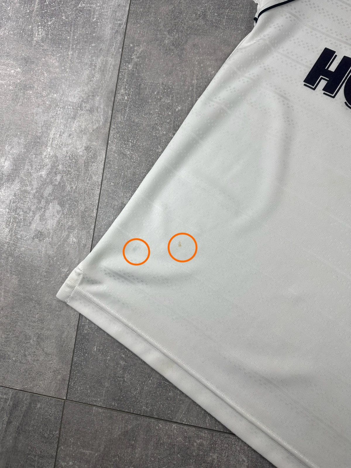 Other Score Draw Tottenham Hotspur 1991 Home Soccer Jersey Shirt Size US S / EU 44-46 / 1 - 4 Thumbnail
