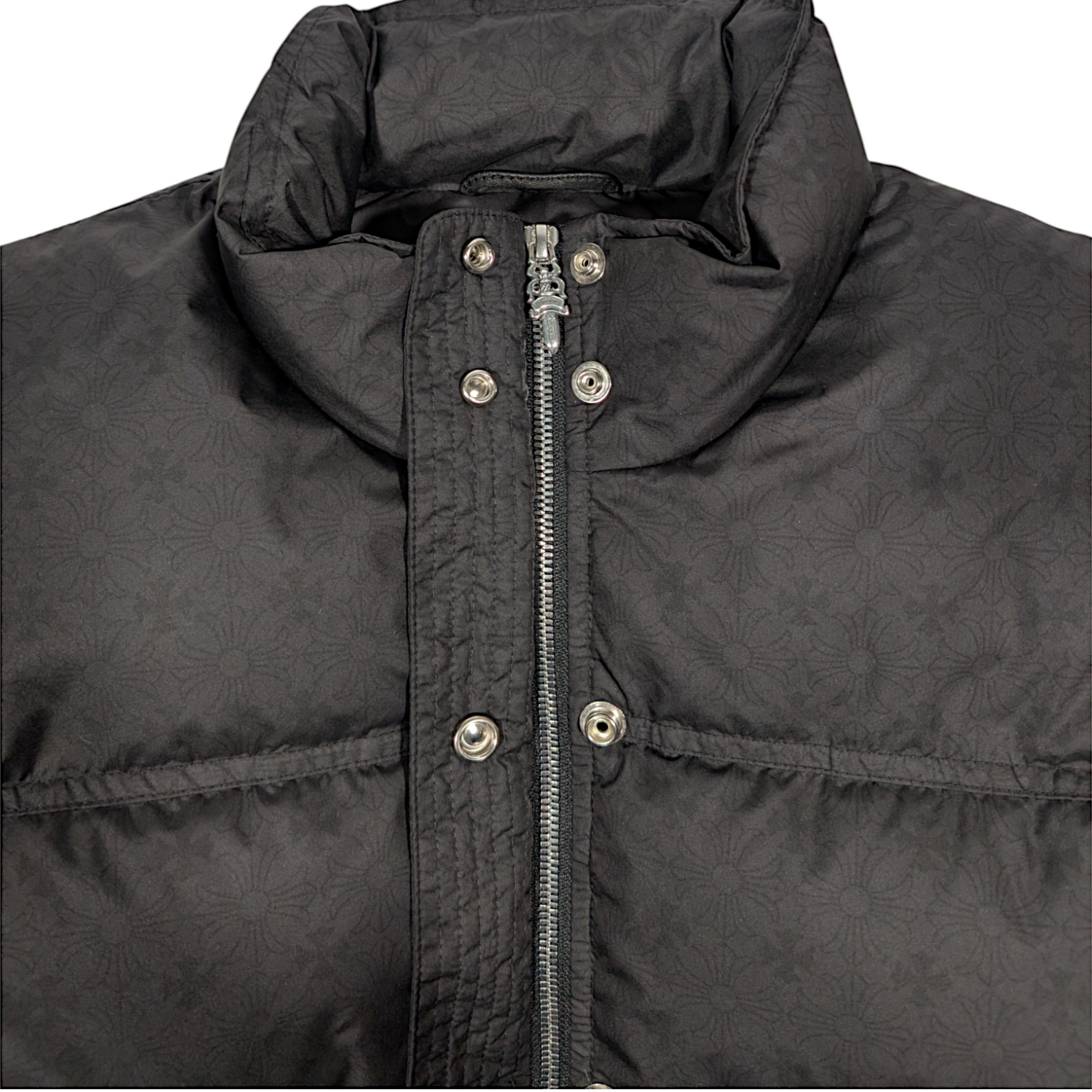 Chrome Hearts CH WOMENS CROPPED PUFFER JACKET MONOGRAM STIFF V2 Size S / US 4 / IT 40 - 4 Thumbnail