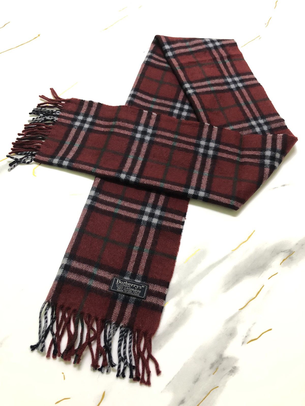 Burberry Vintage Burberrys Muffler Scarf Size ONE SIZE - 1 Thumbnail