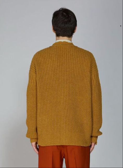 Marni o1w1db10824 Cardigan in Brown Size US M / EU 48-50 / 2 - 2 Thumbnail