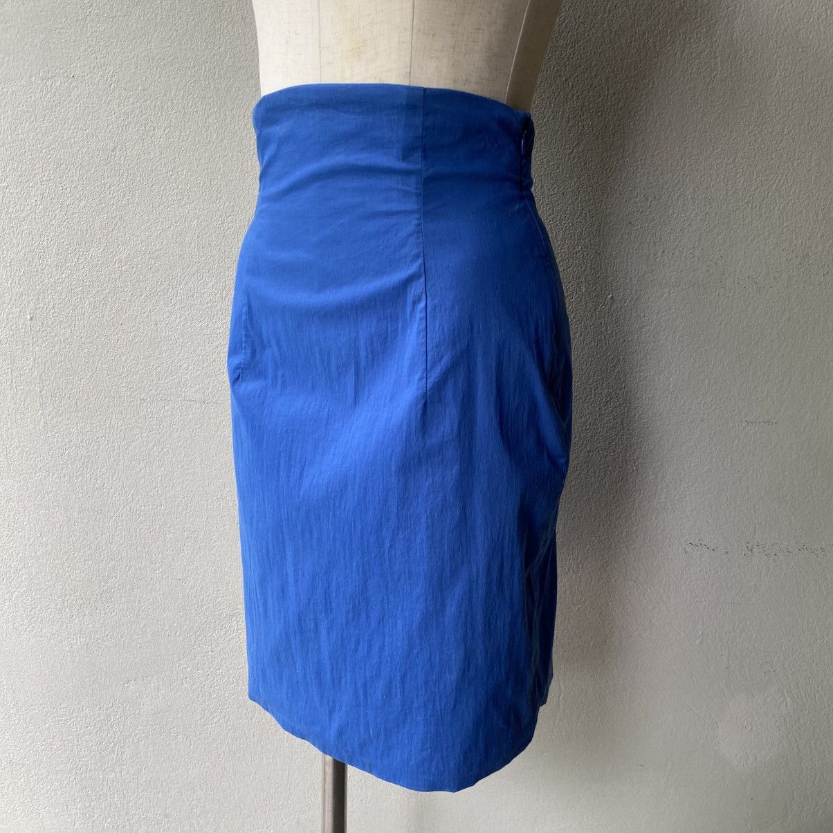 Composition by Kenzo Composition by Kenzo Royal Blue High-Waist Pencil Skirt Size 24" / US 00 / IT 34 - 2 Thumbnail